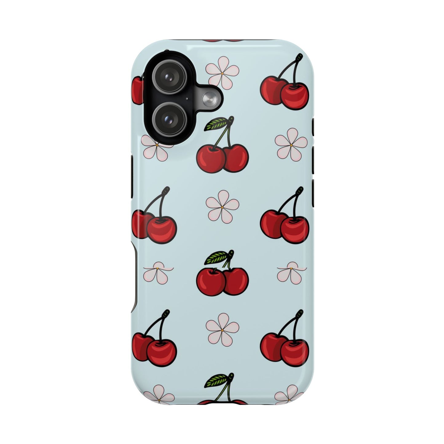 Cherry Pattern Magnetic Impact-Resistant Phone Case