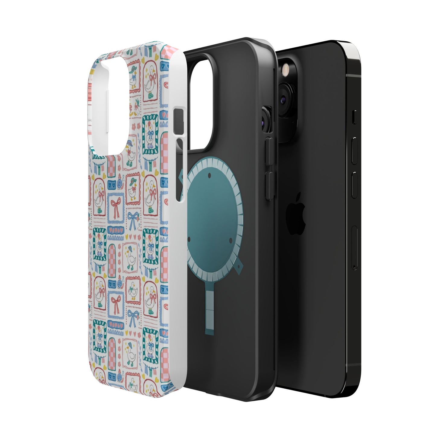 Floral Patchwork Magnetic Impact Phone Case