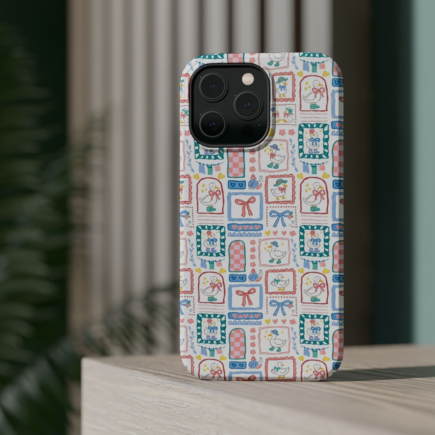 Floral Patchwork Magnetic Impact Phone Case