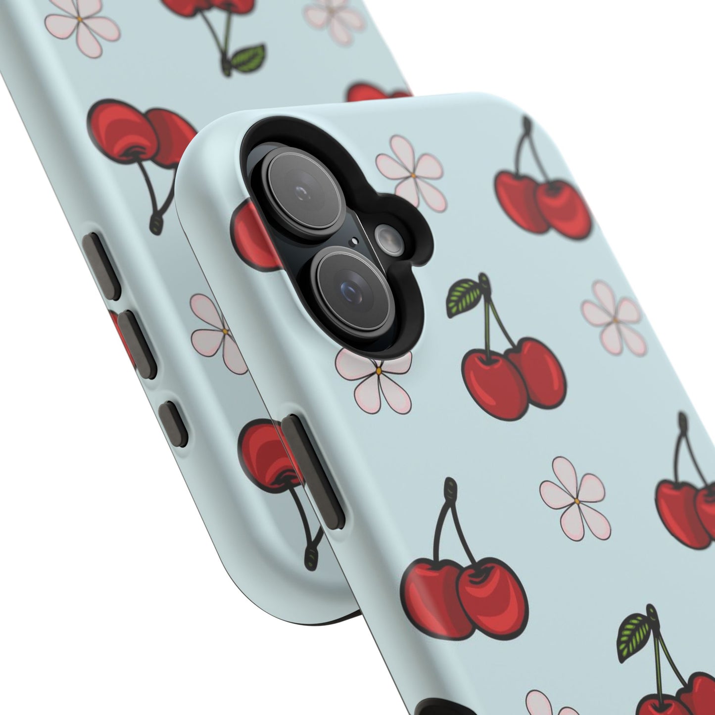 Cherry Pattern Magnetic Impact-Resistant Phone Case