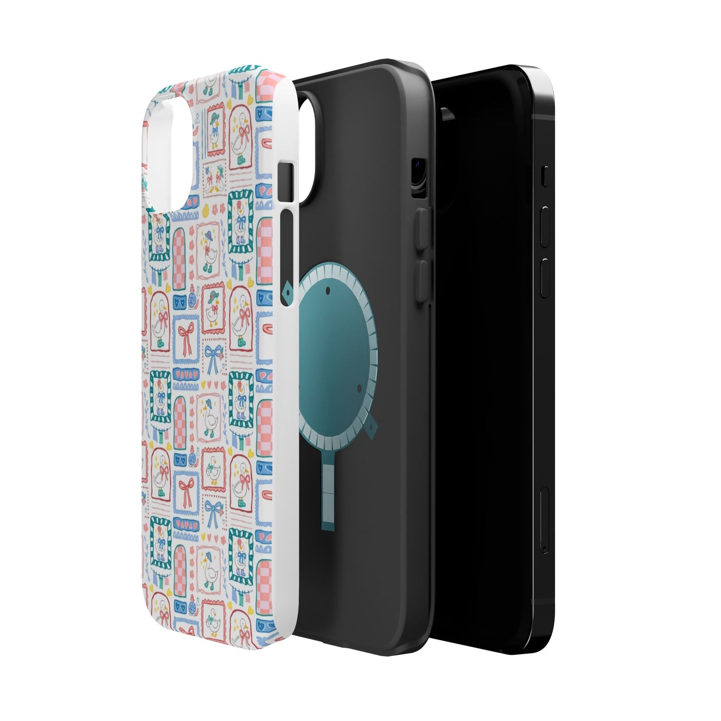 Floral Patchwork Magnetic Impact Phone Case