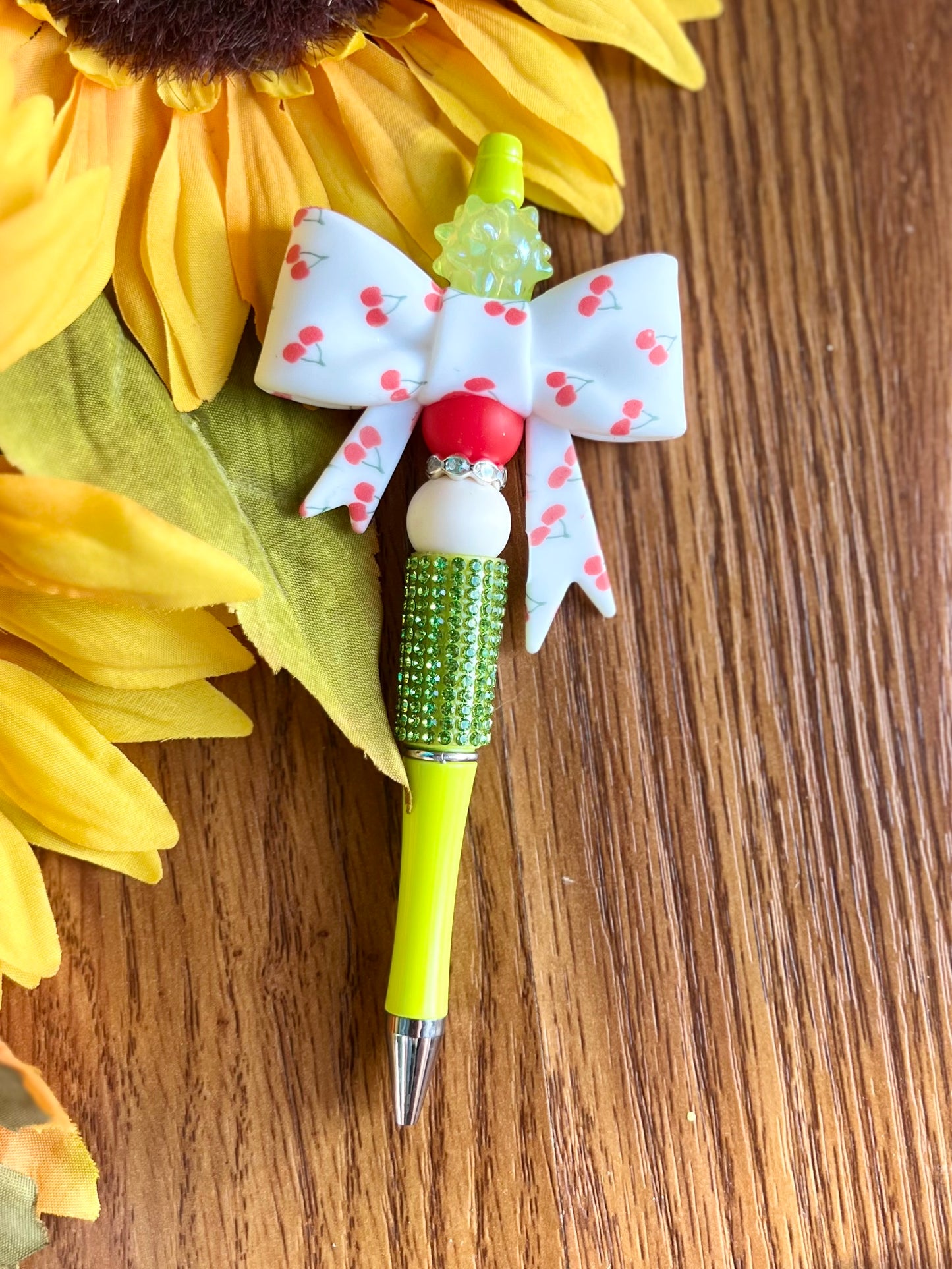 Cherry Bow Pen