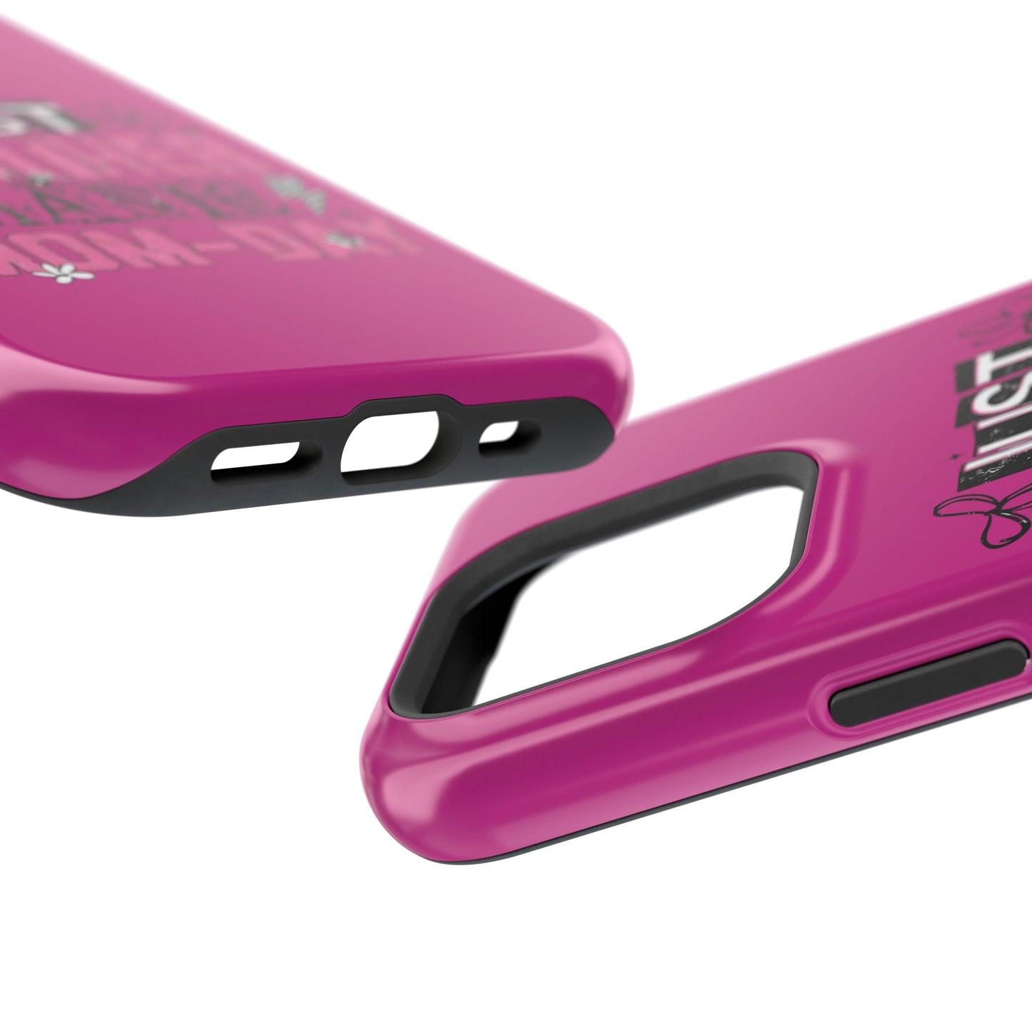 Phone Case — "Just Another Manic Mom-Day" Impact-Resistant Magnetic Case (Pink)