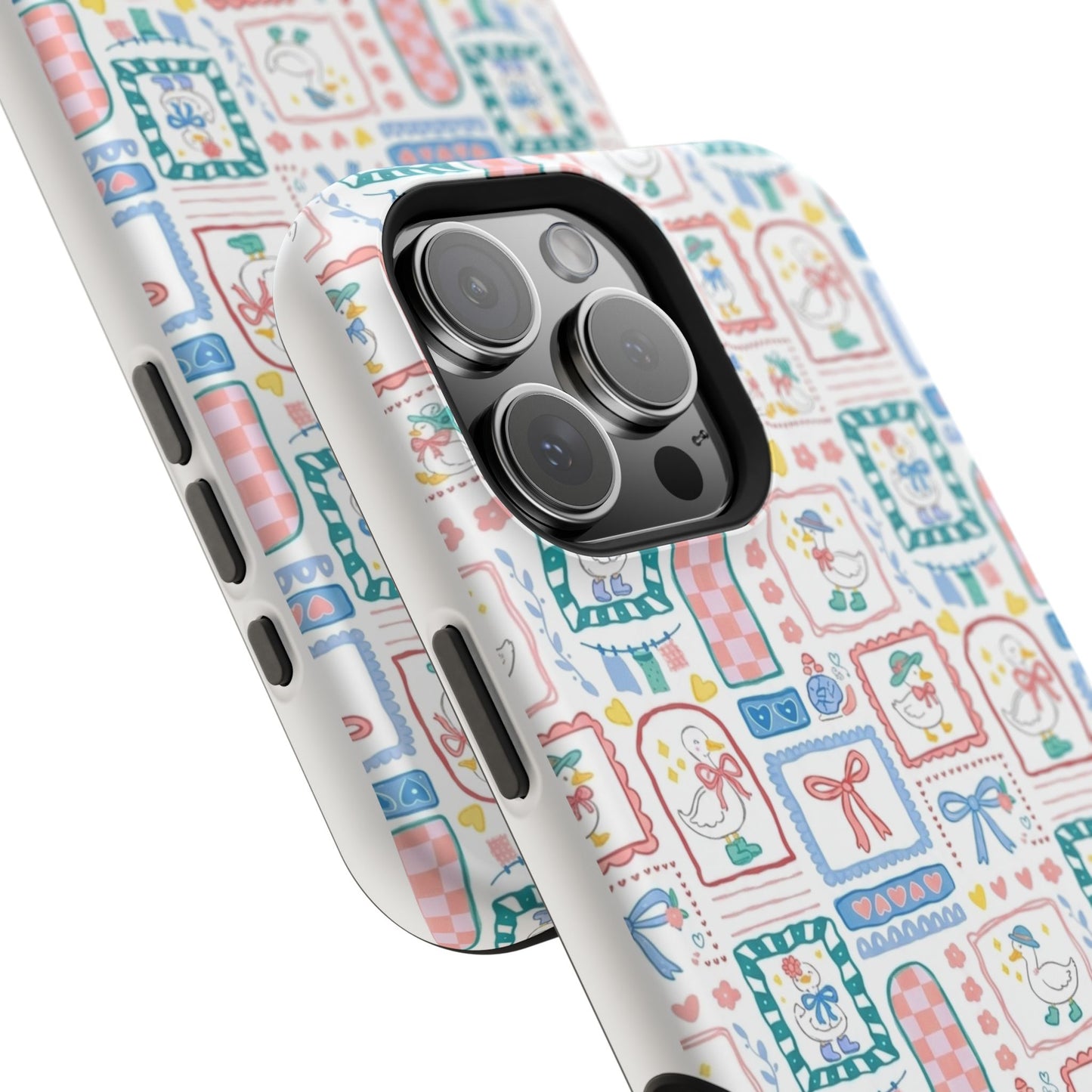Floral Patchwork Magnetic Impact Phone Case