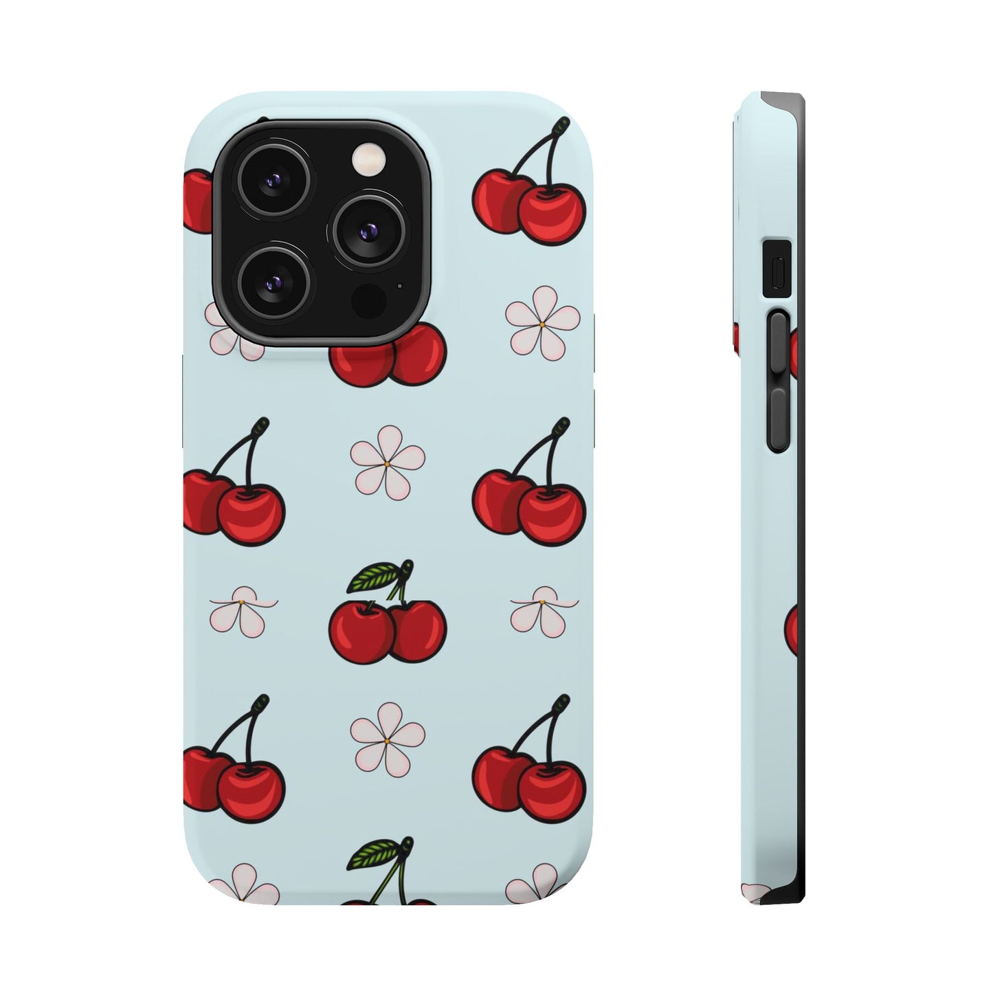 Cherry Pattern Magnetic Impact-Resistant Phone Case
