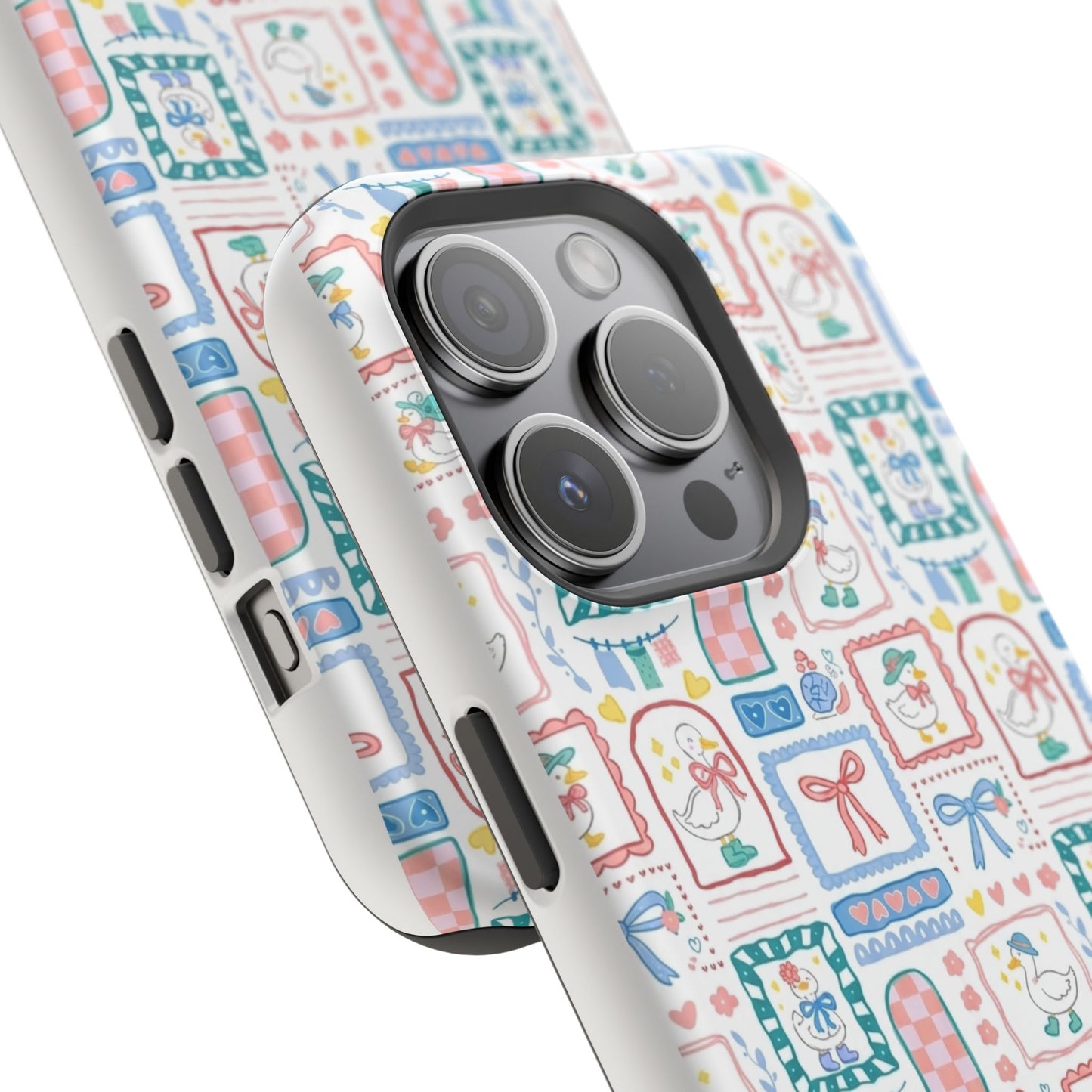 Floral Patchwork Magnetic Impact Phone Case