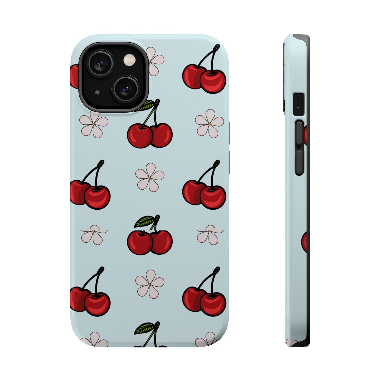 Cherry Pattern Magnetic Impact-Resistant Phone Case