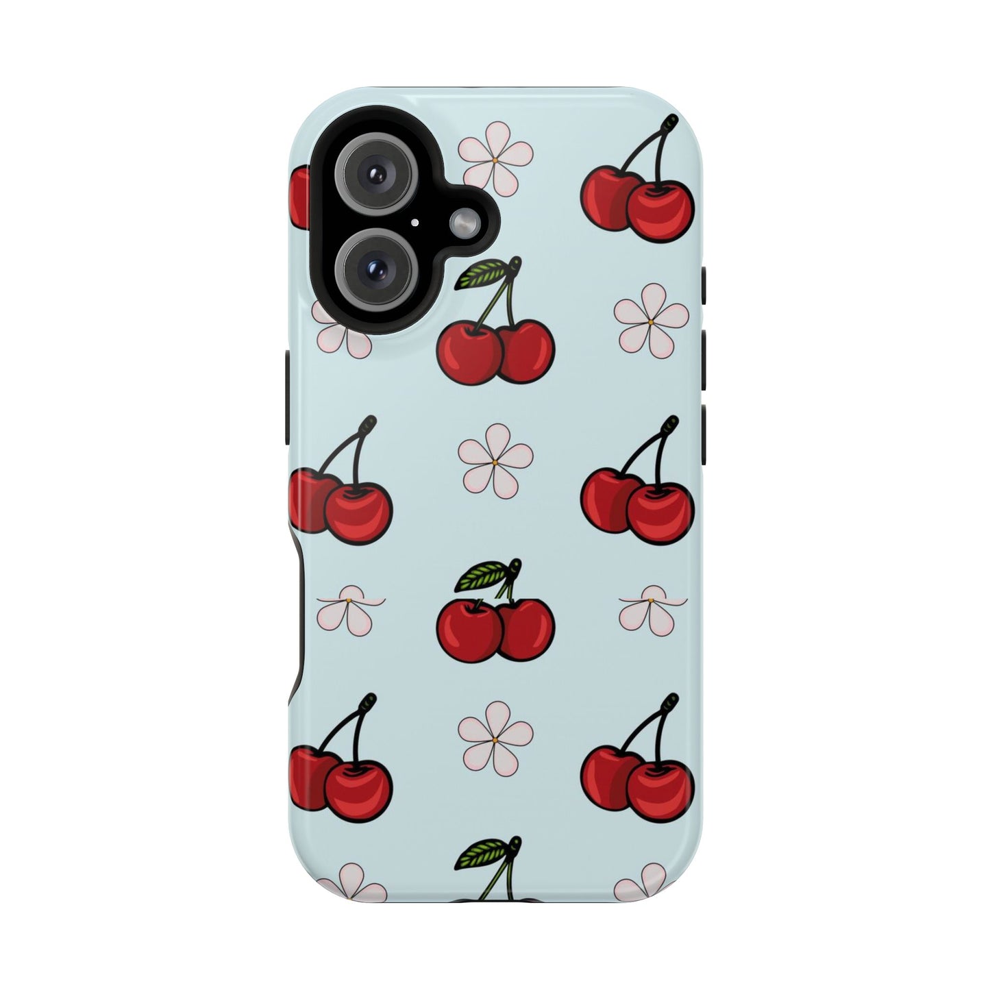Cherry Pattern Magnetic Impact-Resistant Phone Case