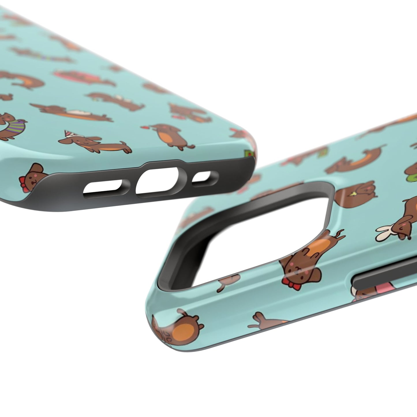 Dachshund Pattern Magnetic Impact Phone Case – Cute Wiener Dog Protective Cover
