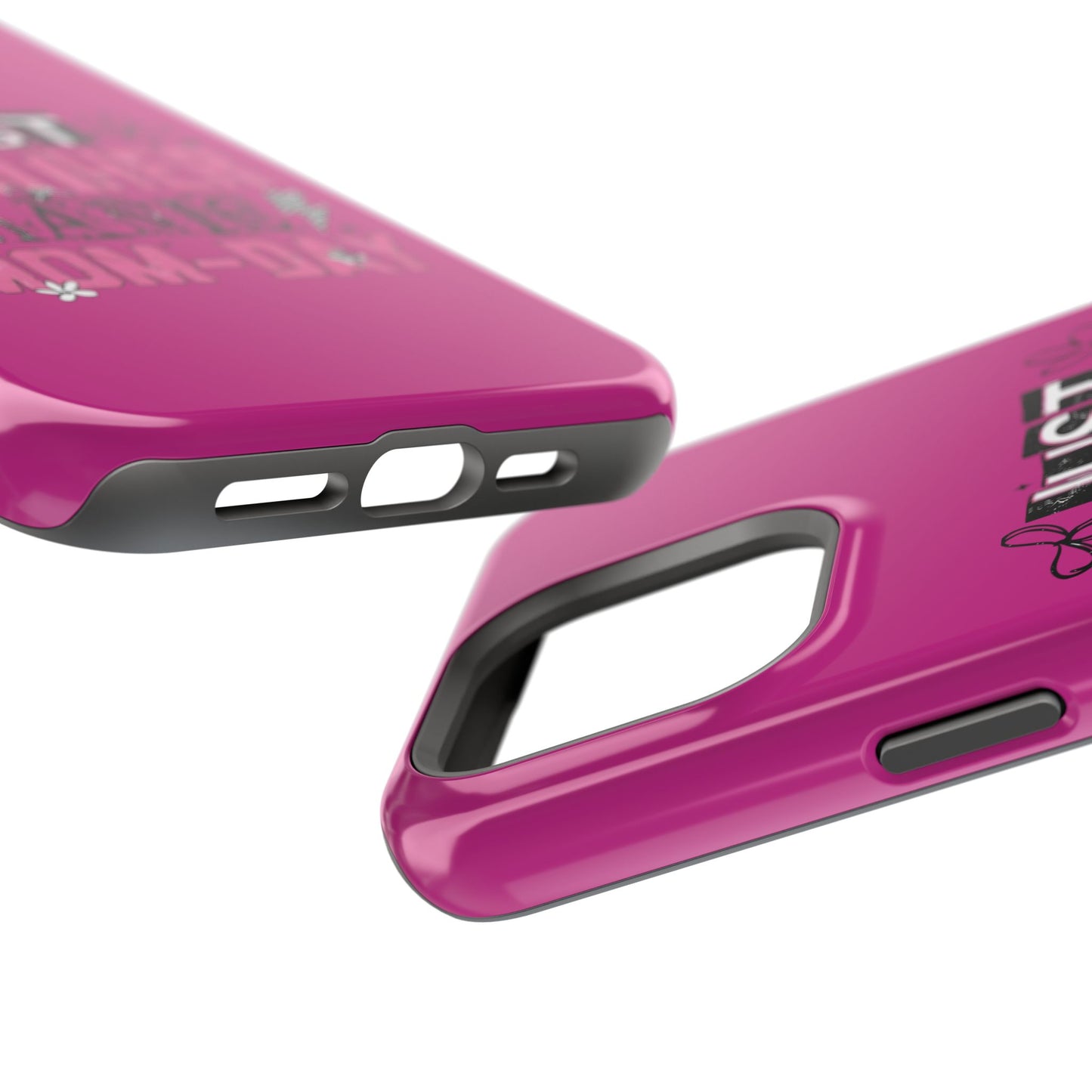 Phone Case — "Just Another Manic Mom-Day" Impact-Resistant Magnetic Case (Pink)