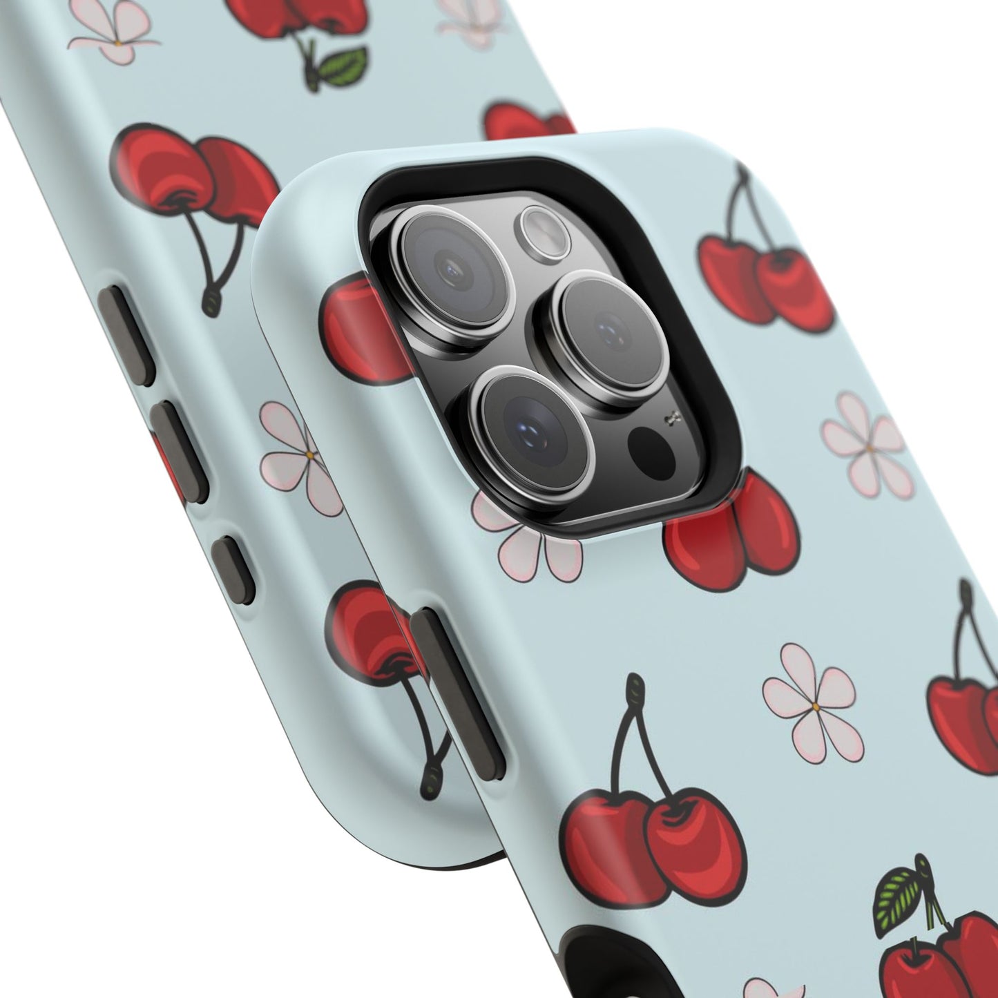 Cherry Pattern Magnetic Impact-Resistant Phone Case