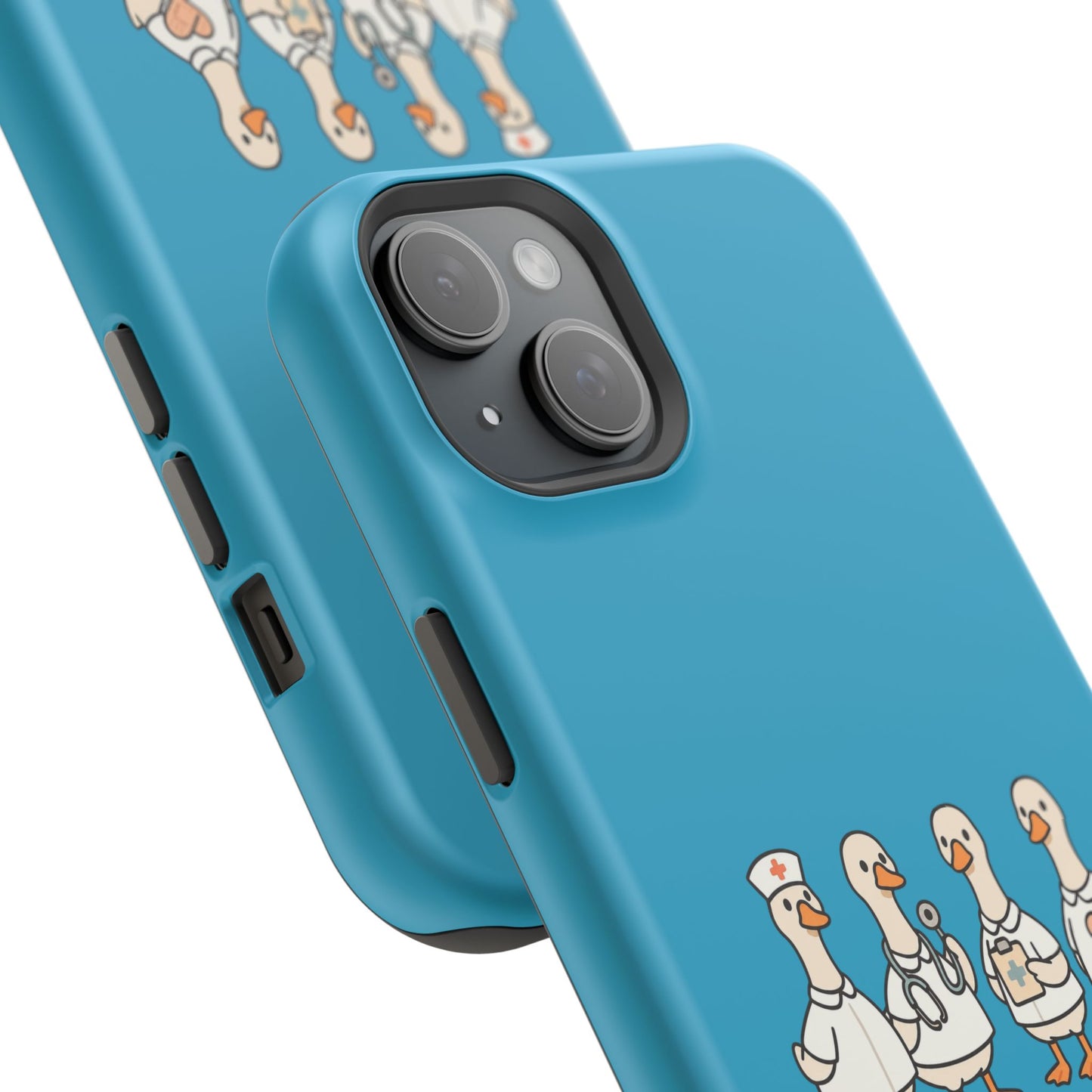 Cute Caring Geese Magnetic Impact Case — 'just a caring goose' Protective Phone Cover