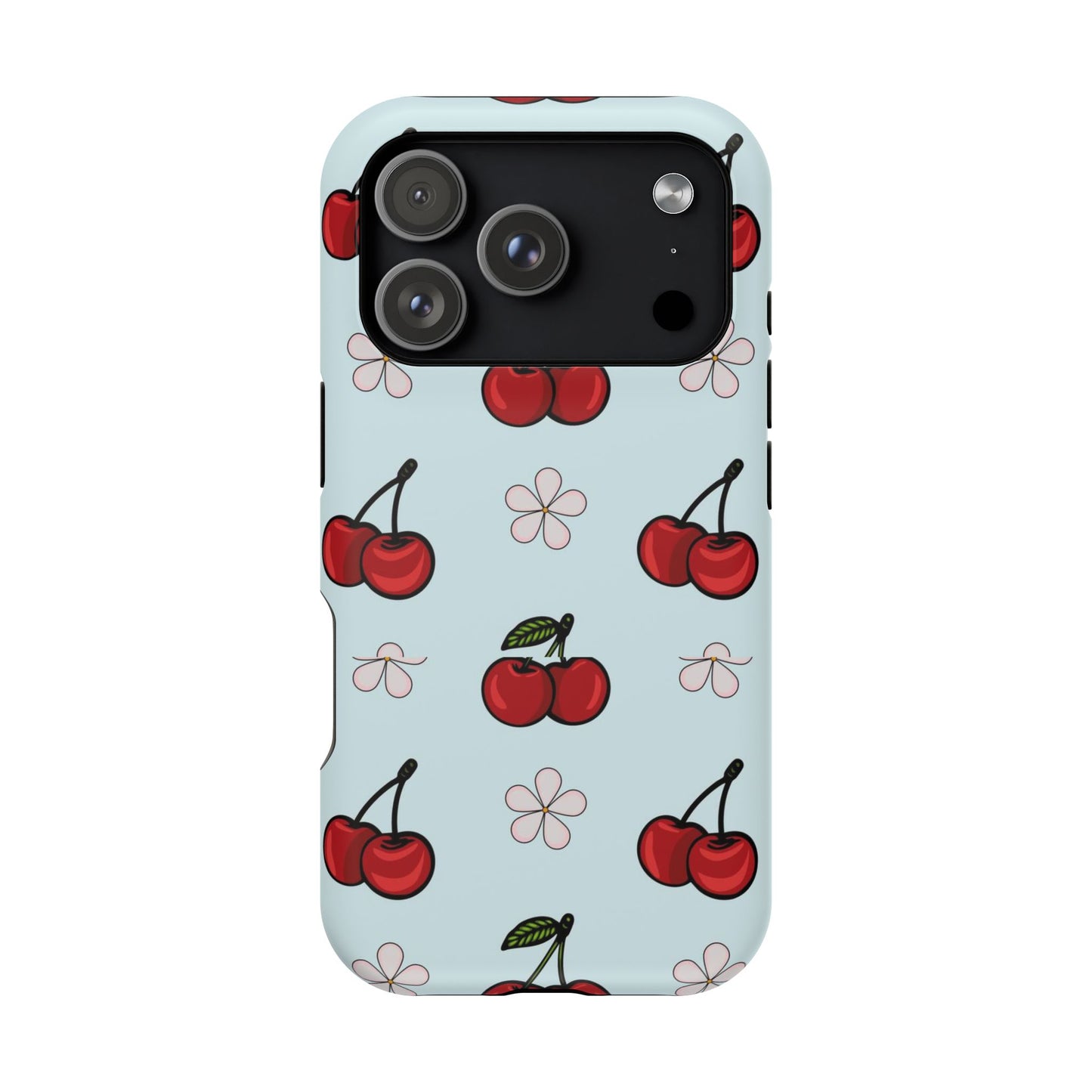 Cherry Pattern Magnetic Impact-Resistant Phone Case