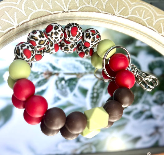 Teacher Apple wristlet