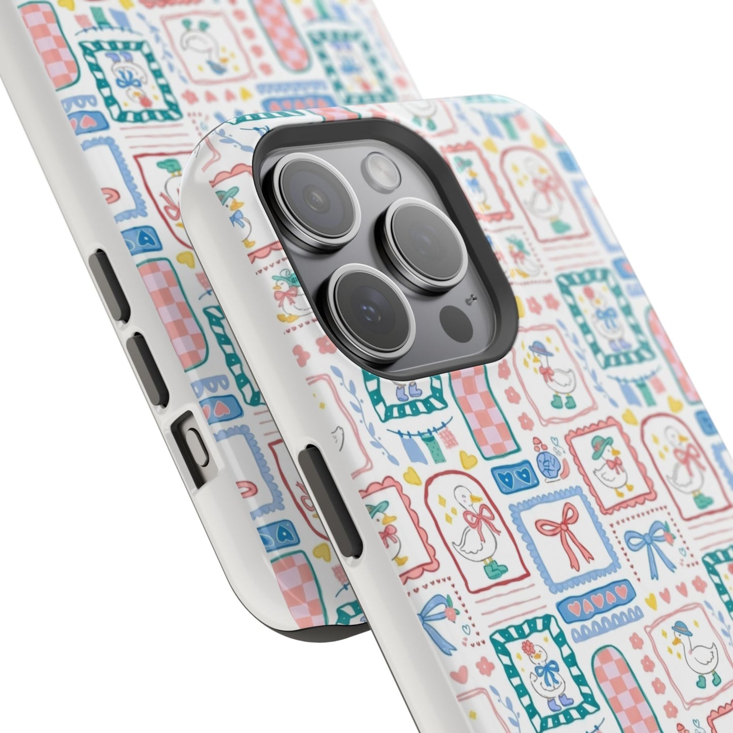 Floral Patchwork Magnetic Impact Phone Case