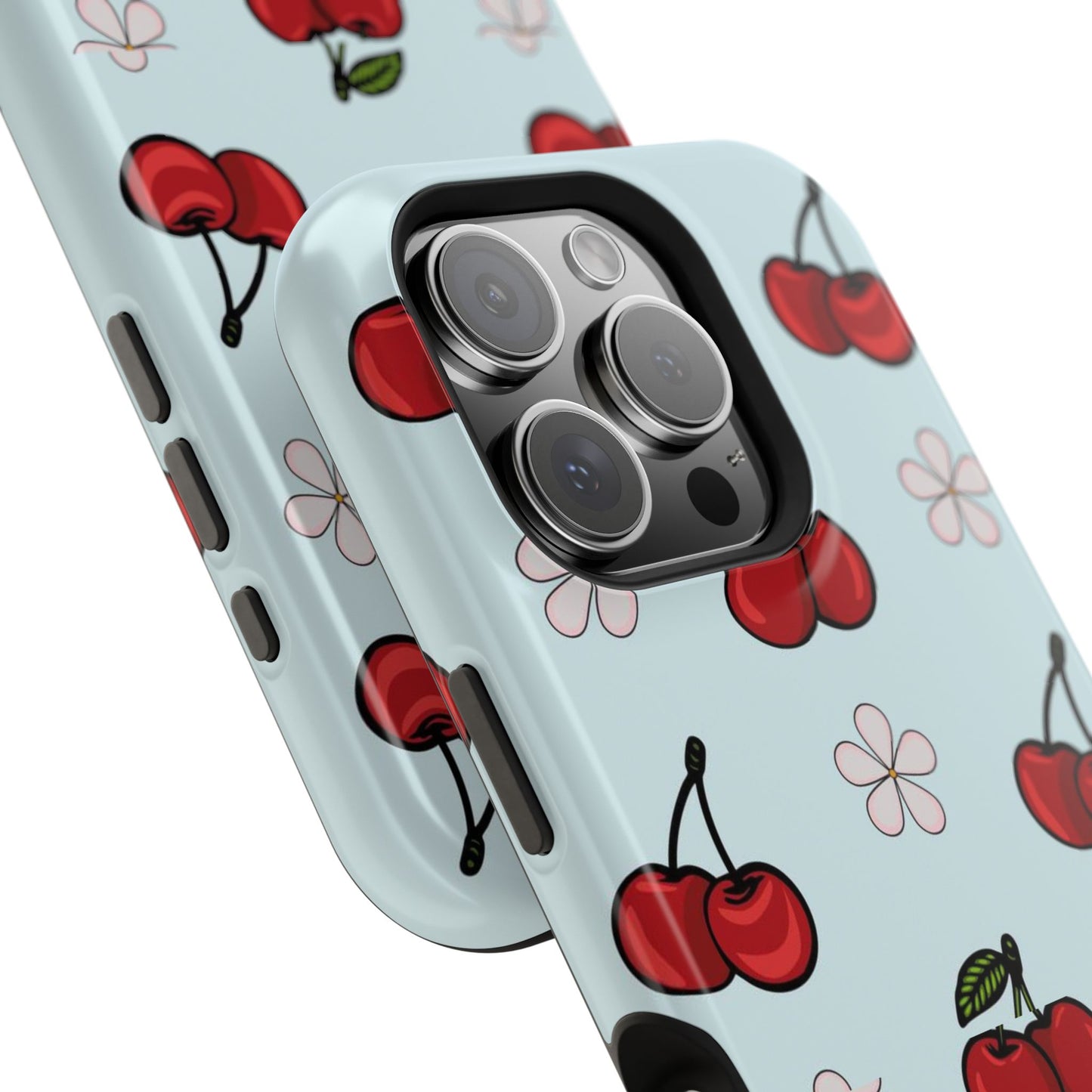 Cherry Pattern Magnetic Impact-Resistant Phone Case