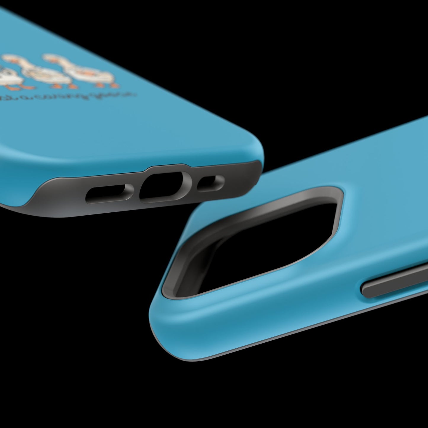 Cute Caring Geese Magnetic Impact Case — 'just a caring goose' Protective Phone Cover