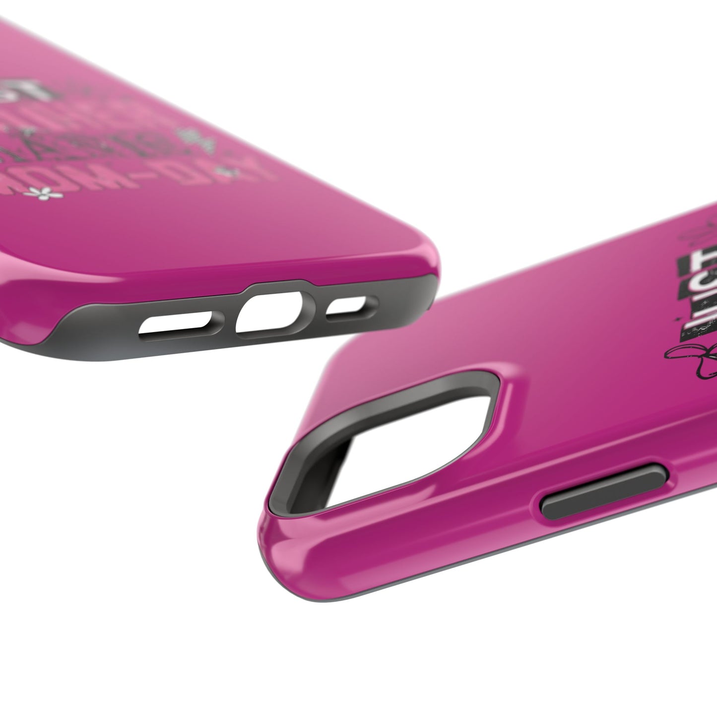 Phone Case — "Just Another Manic Mom-Day" Impact-Resistant Magnetic Case (Pink)