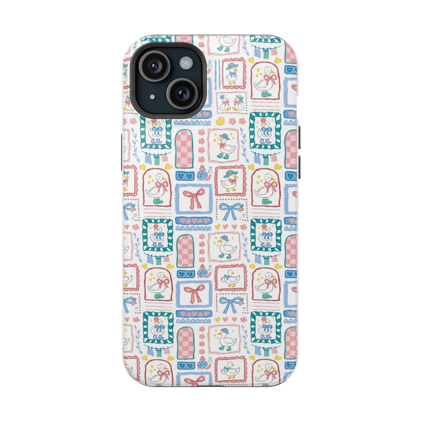 Floral Patchwork Magnetic Impact Phone Case