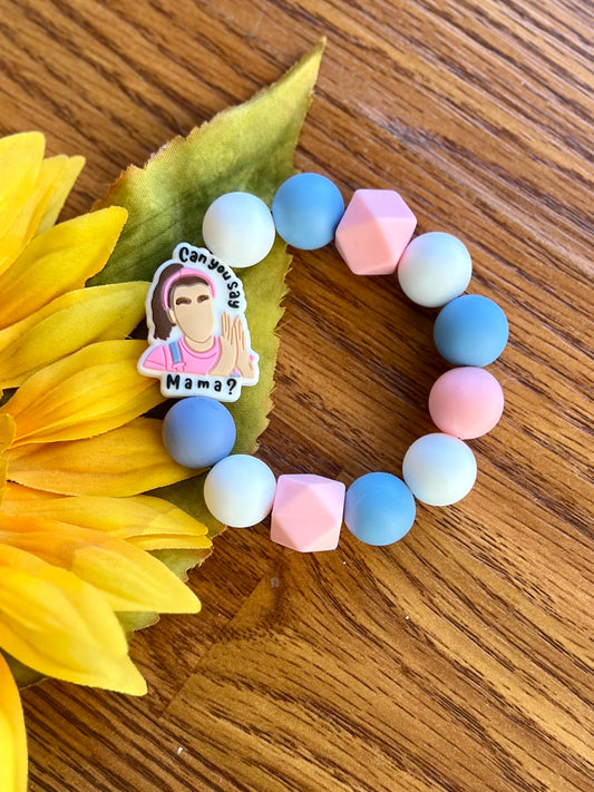 Can you say mama? Kids Bracelet
