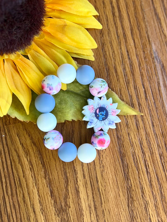Stitch Flower Kid Bracelet