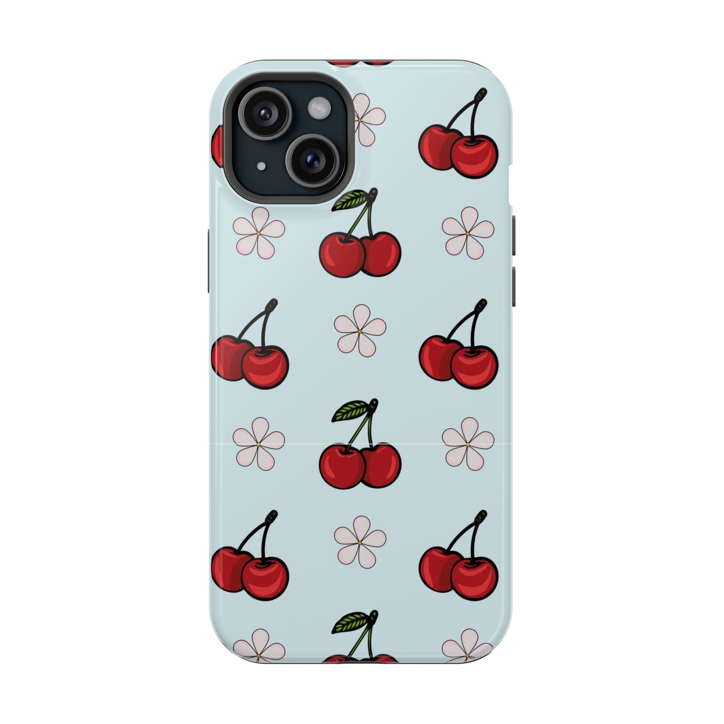 Cherry Pattern Magnetic Impact-Resistant Phone Case