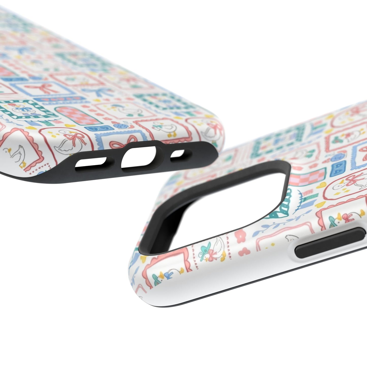 Floral Patchwork Magnetic Impact Phone Case