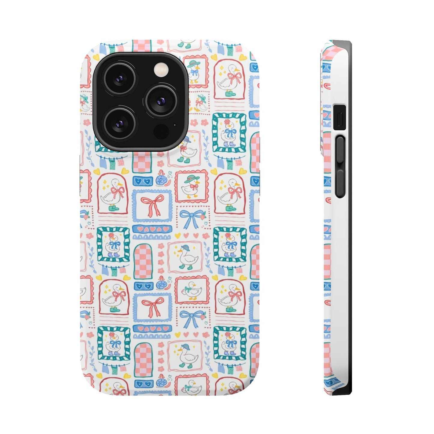 Floral Patchwork Magnetic Impact Phone Case