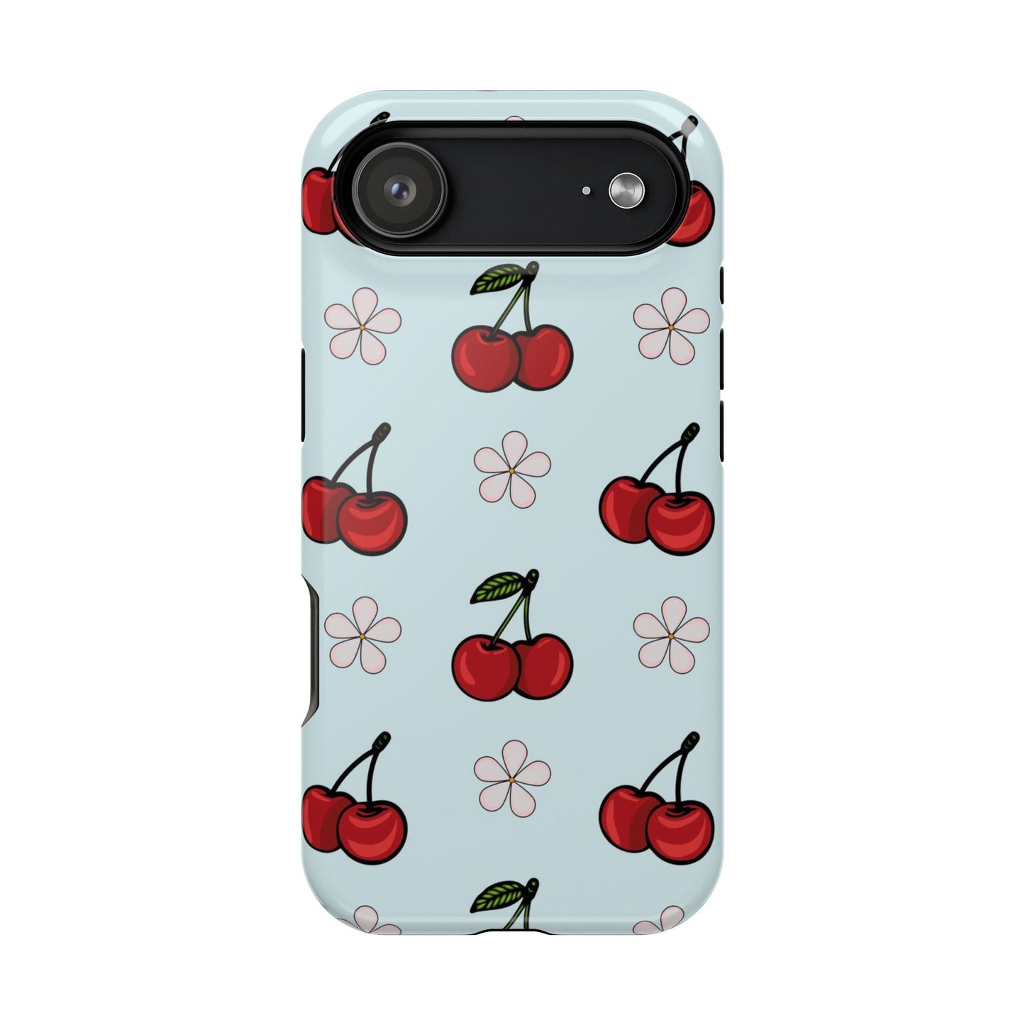 Cherry Pattern Magnetic Impact-Resistant Phone Case
