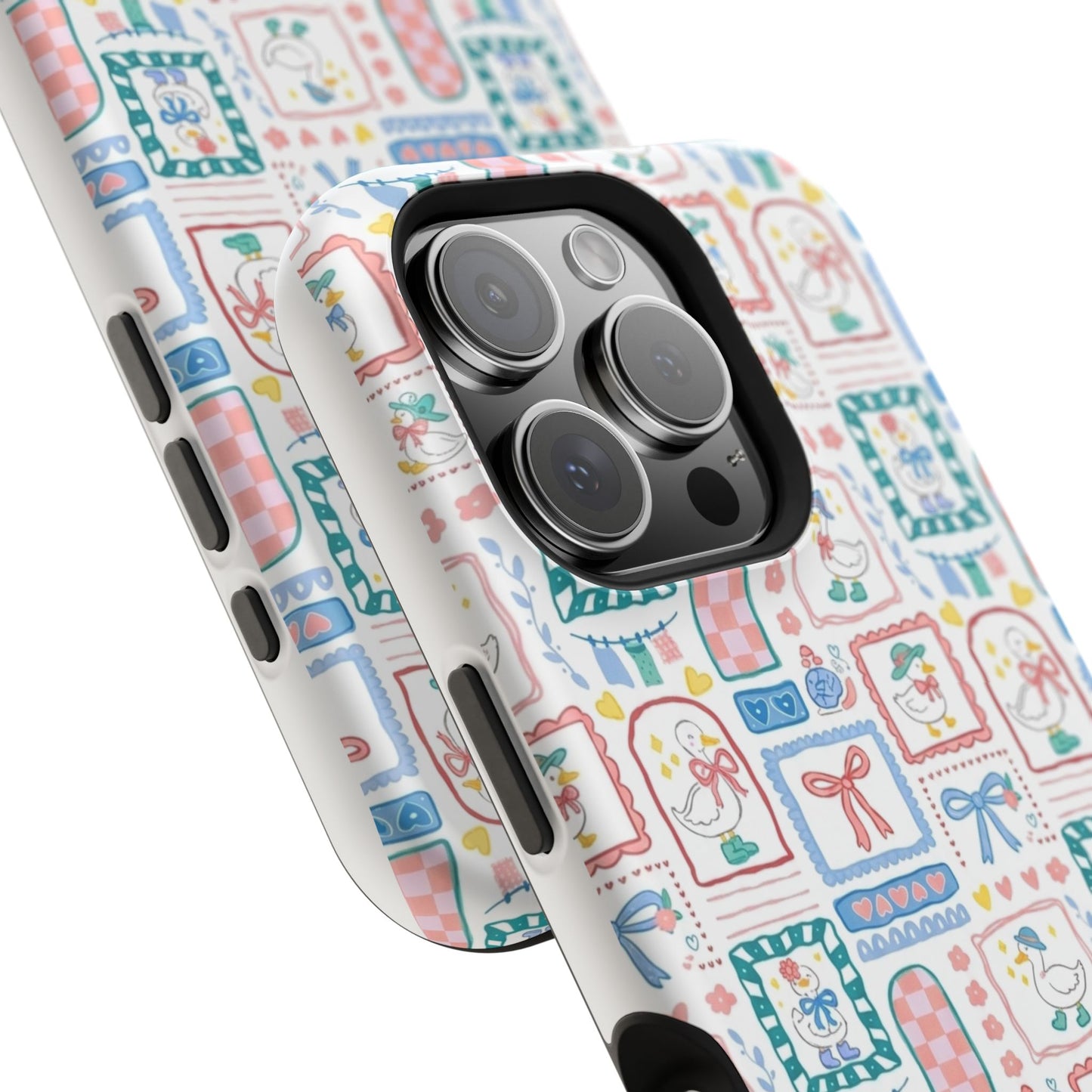 Floral Patchwork Magnetic Impact Phone Case