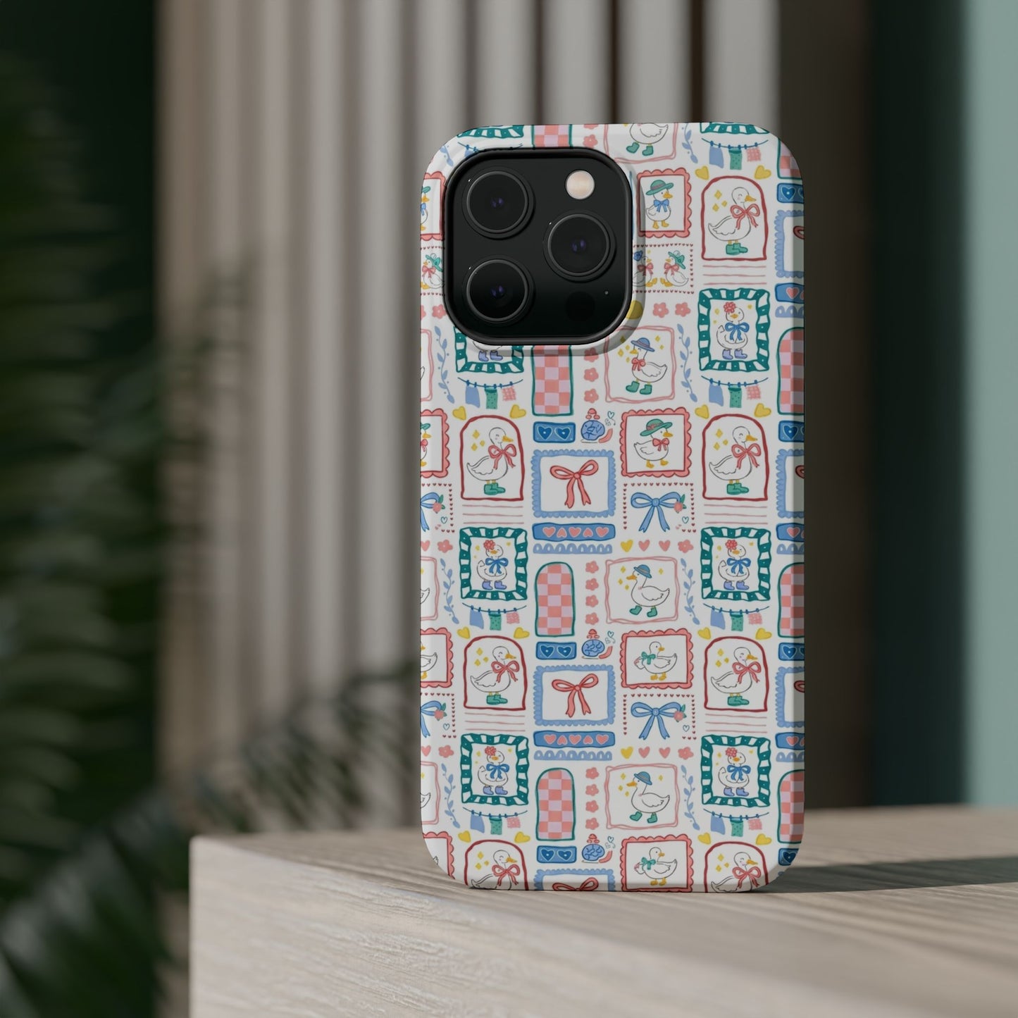 Floral Patchwork Magnetic Impact Phone Case