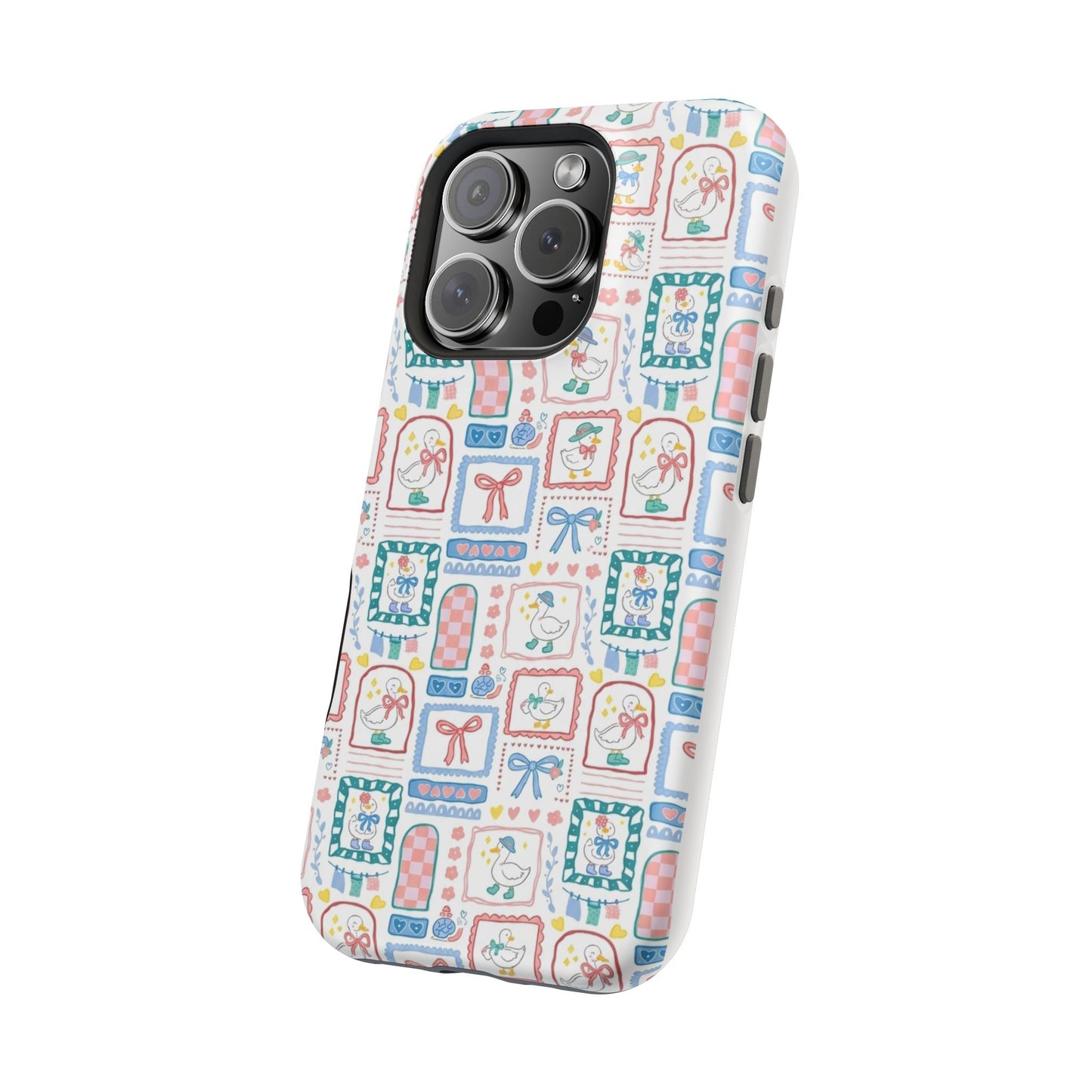 Floral Patchwork Magnetic Impact Phone Case