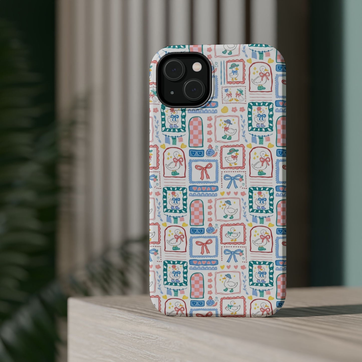 Floral Patchwork Magnetic Impact Phone Case