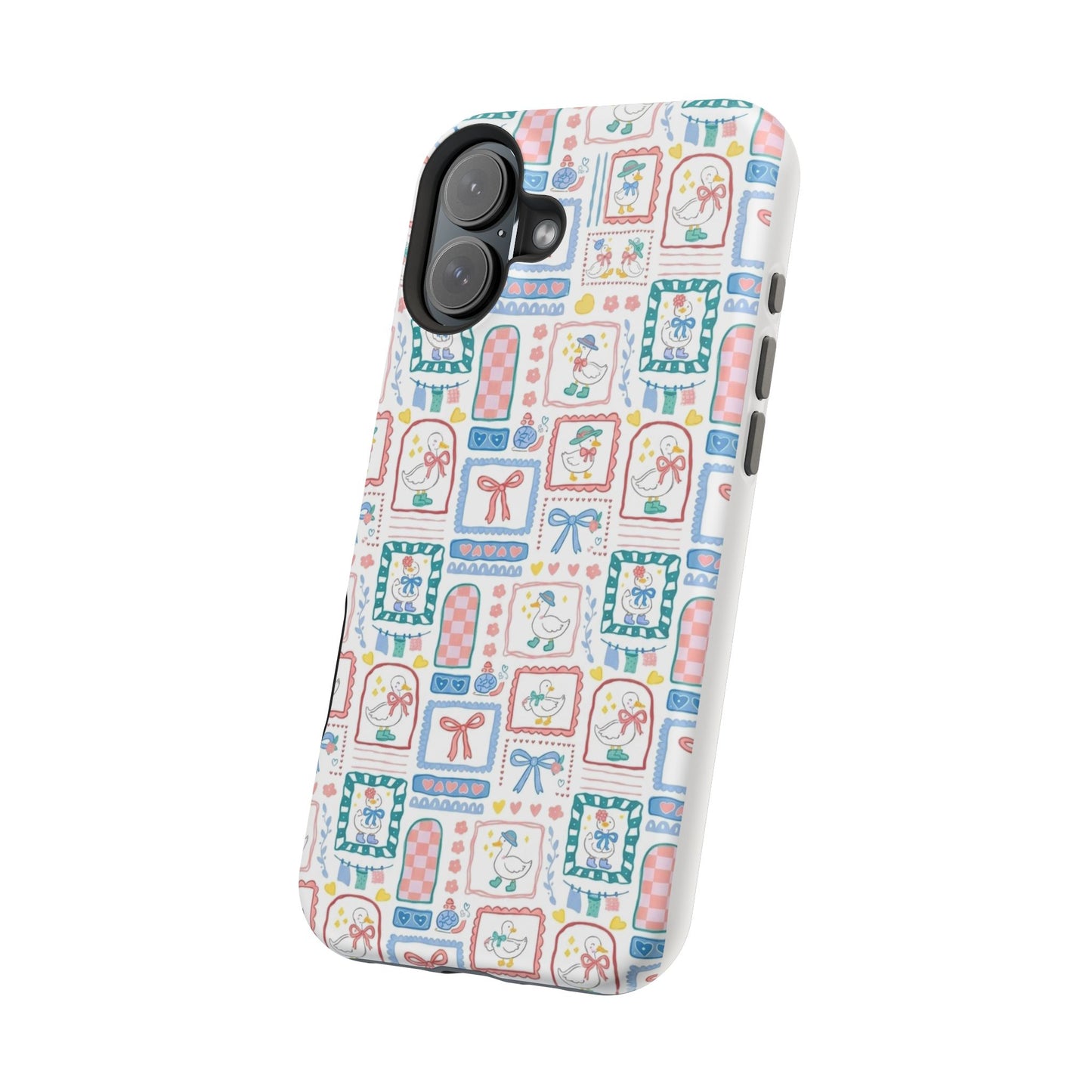 Floral Patchwork Magnetic Impact Phone Case