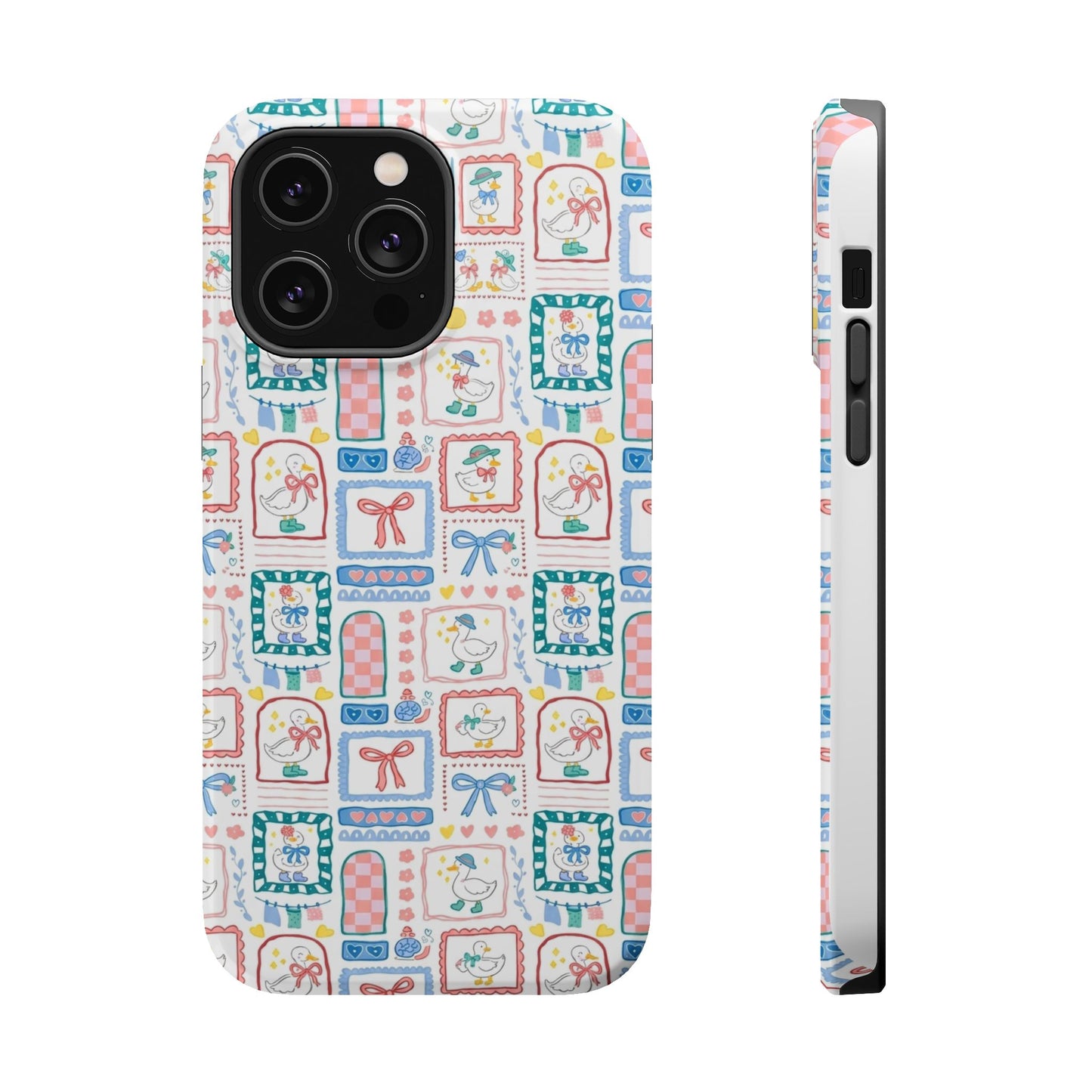 Floral Patchwork Magnetic Impact Phone Case