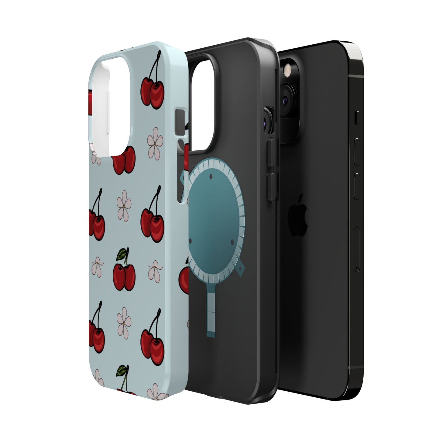 Cherry Pattern Magnetic Impact-Resistant Phone Case