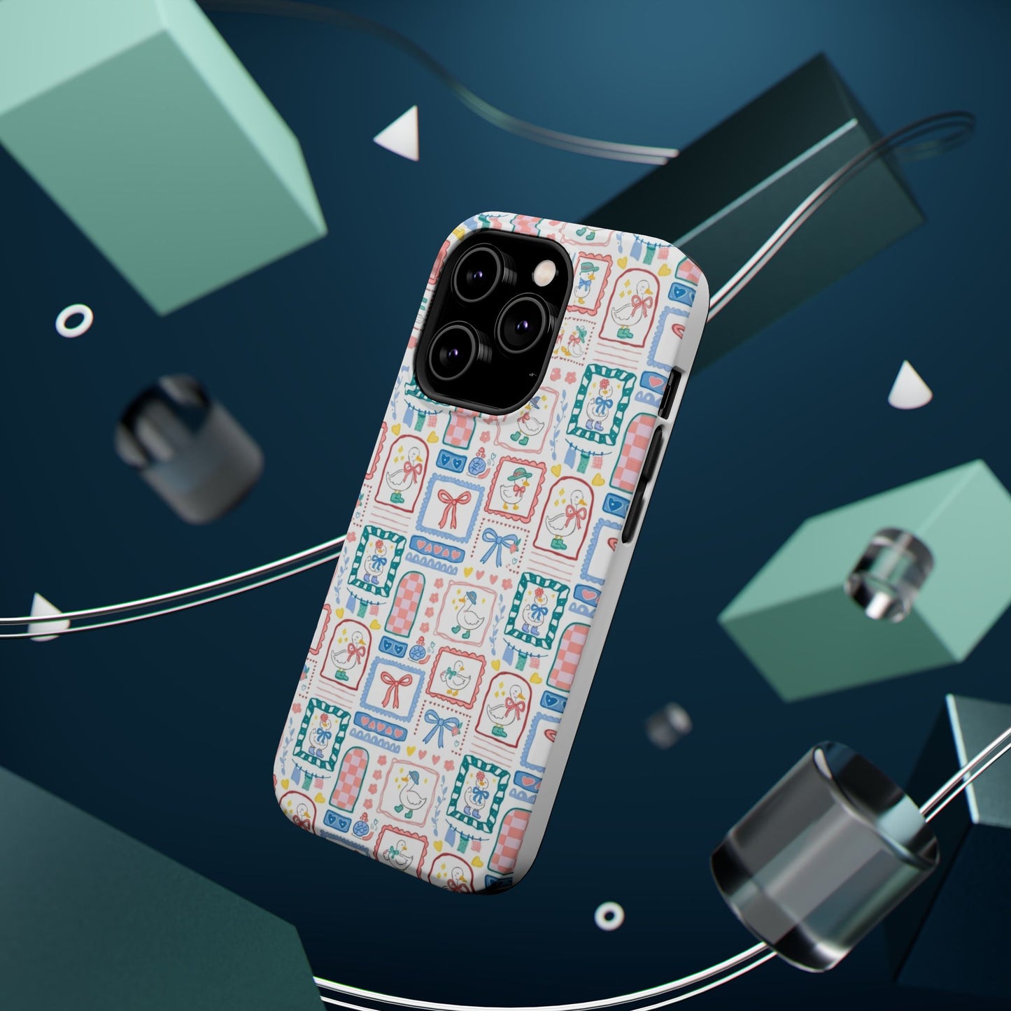 Floral Patchwork Magnetic Impact Phone Case