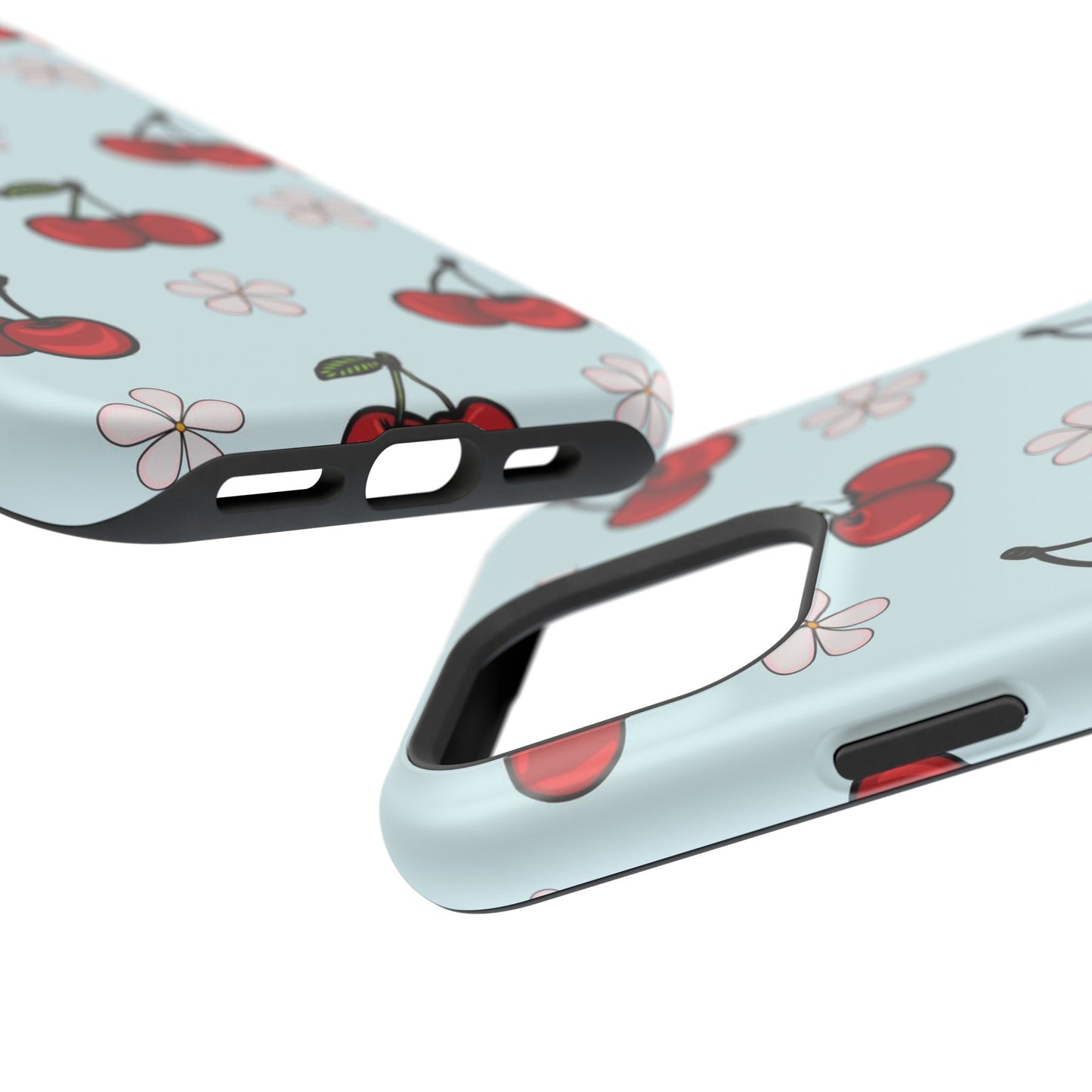 Cherry Pattern Magnetic Impact-Resistant Phone Case