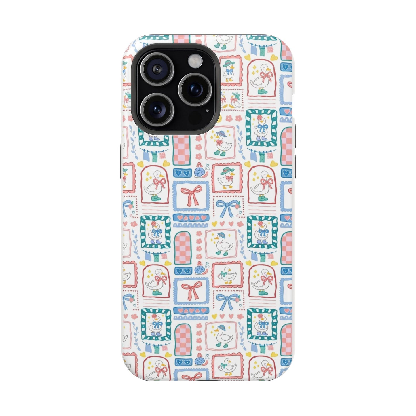 Floral Patchwork Magnetic Impact Phone Case