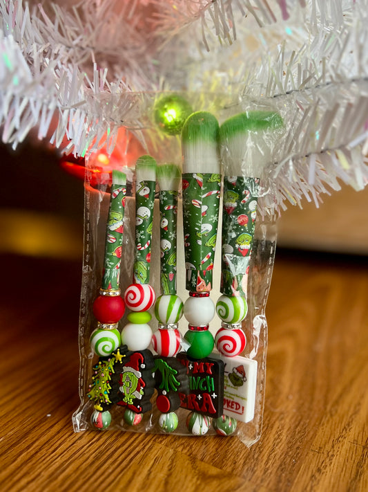 Grinch Makeup Brushes