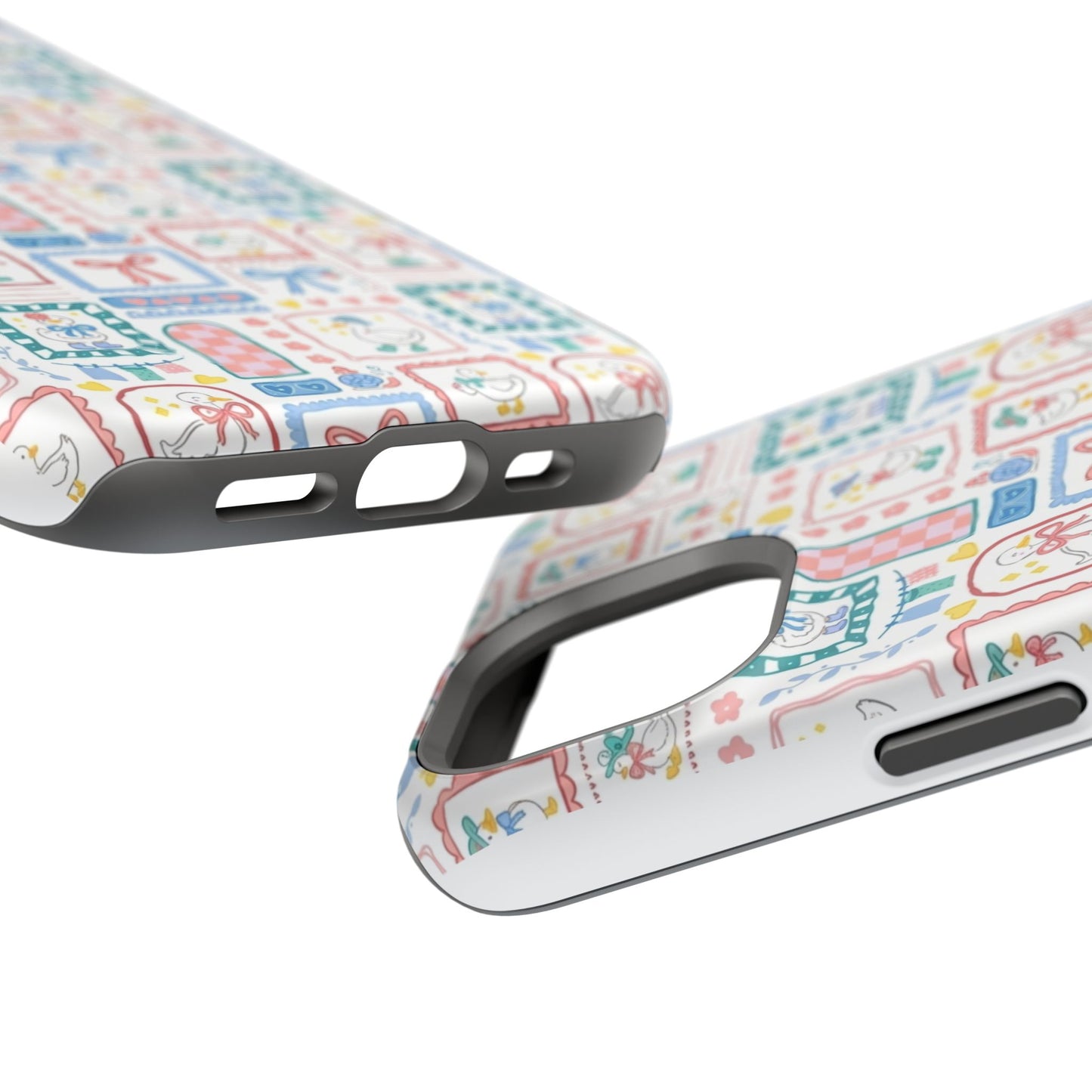 Floral Patchwork Magnetic Impact Phone Case