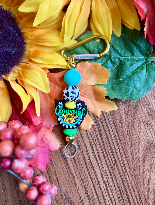 Cowgirl Keychain