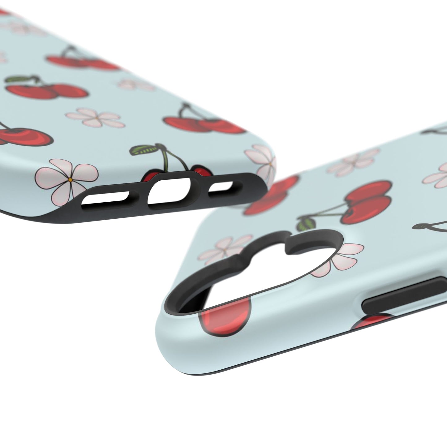 Cherry Pattern Magnetic Impact-Resistant Phone Case