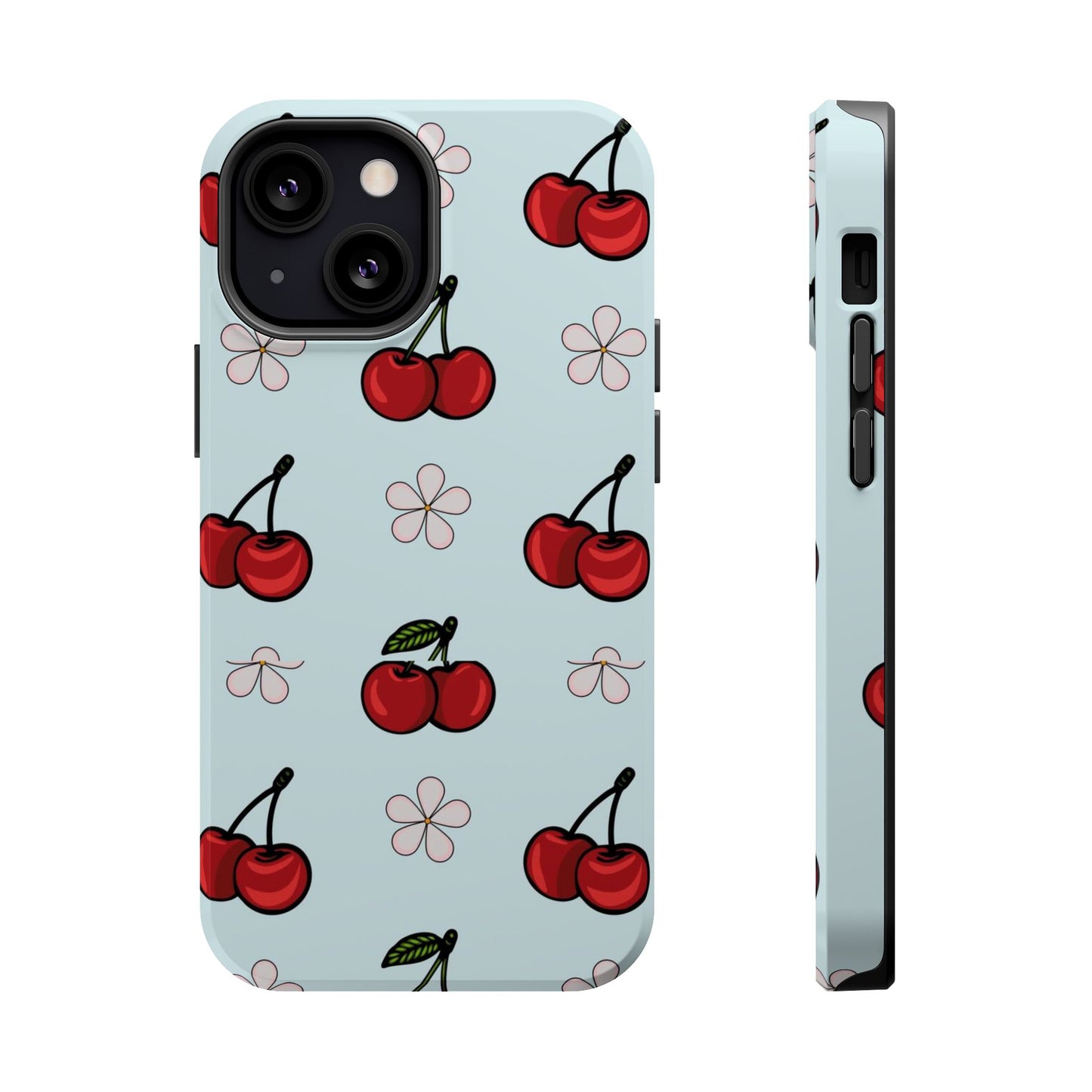 Cherry Pattern Magnetic Impact-Resistant Phone Case