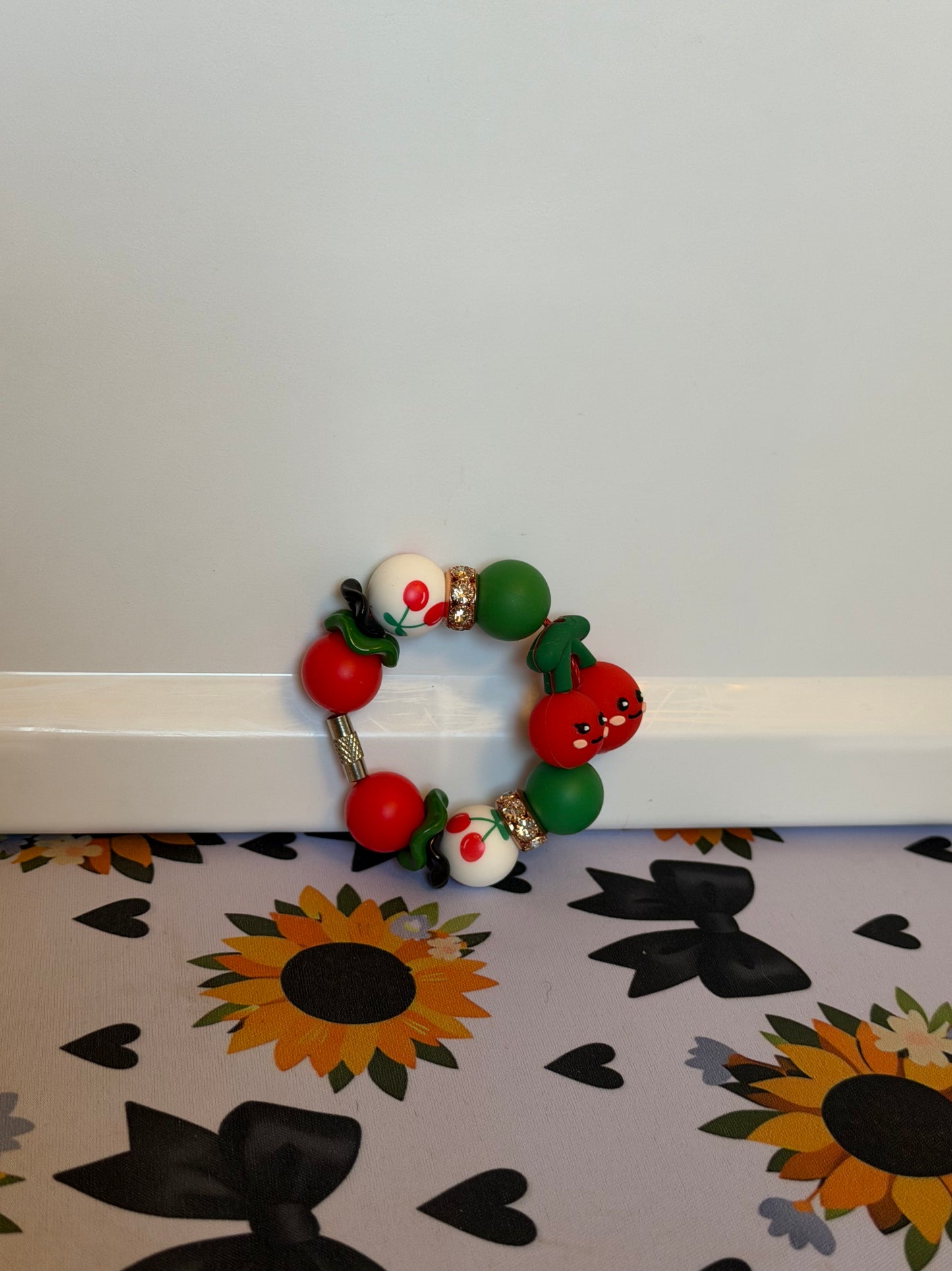 Cherry cup charm