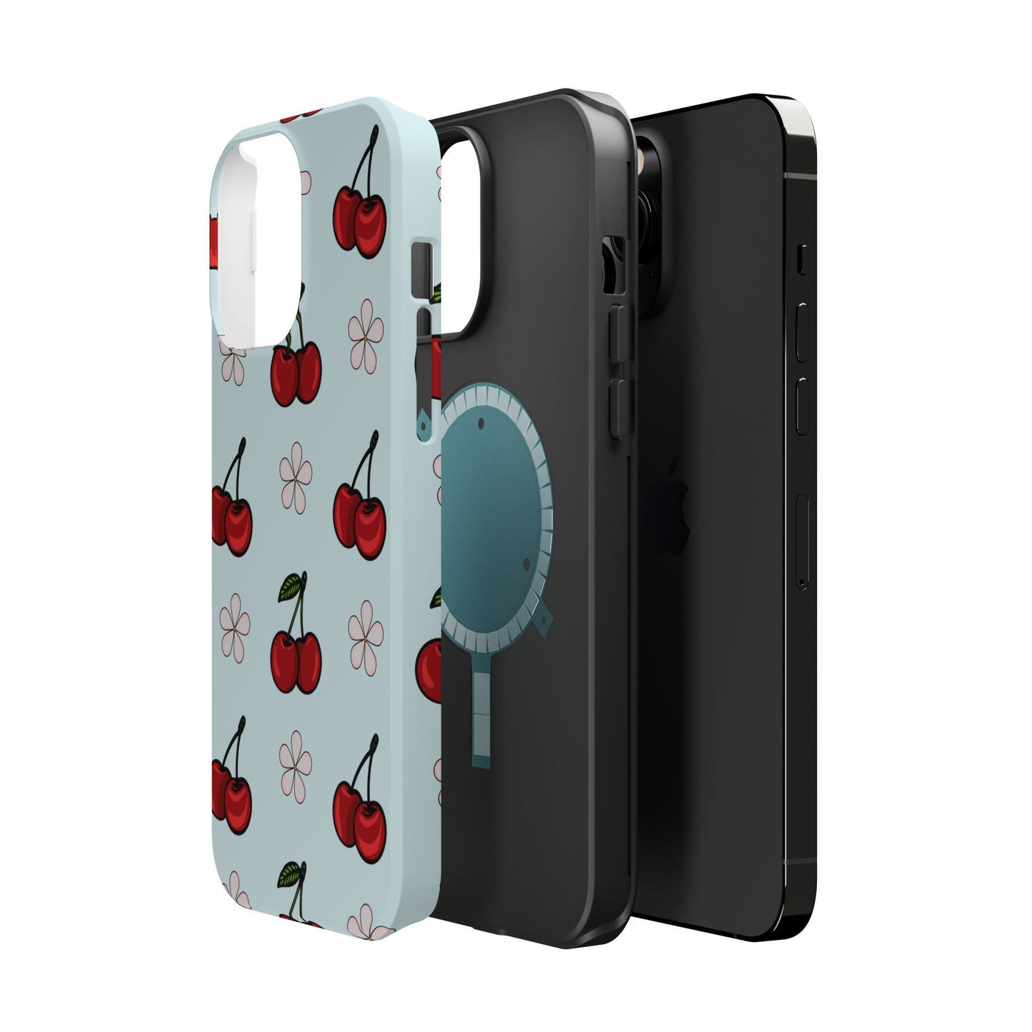 Cherry Pattern Magnetic Impact-Resistant Phone Case