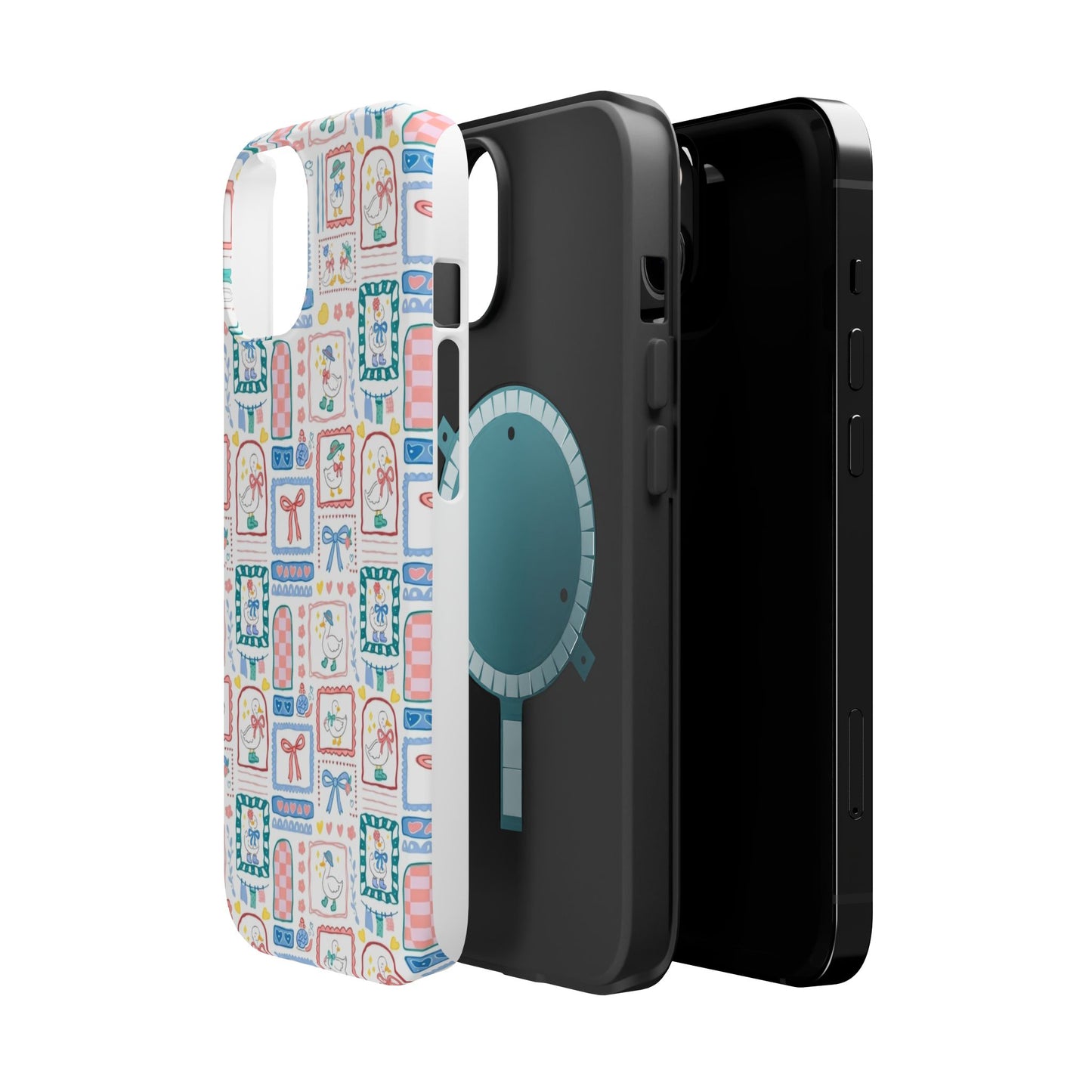 Floral Patchwork Magnetic Impact Phone Case
