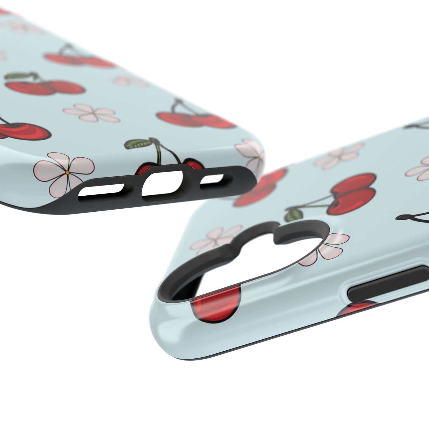 Cherry Pattern Magnetic Impact-Resistant Phone Case