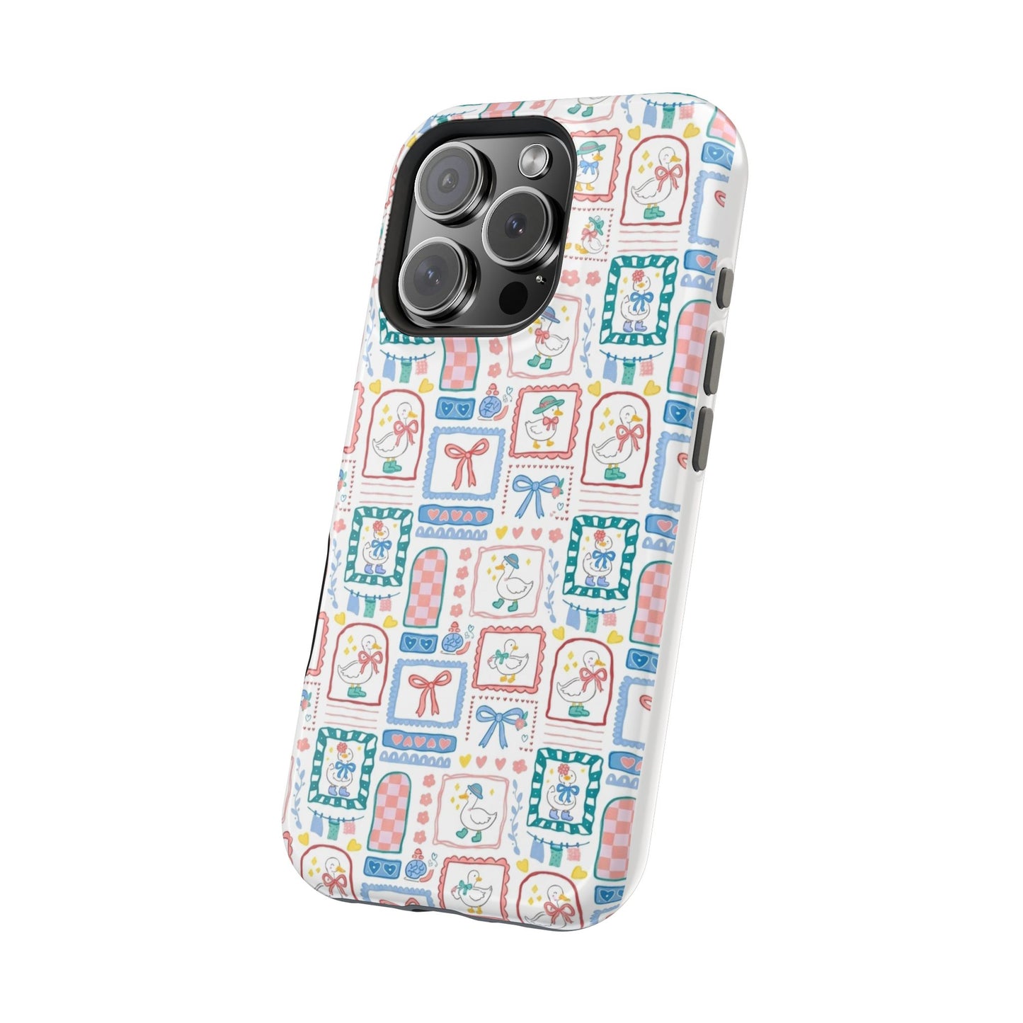 Floral Patchwork Magnetic Impact Phone Case