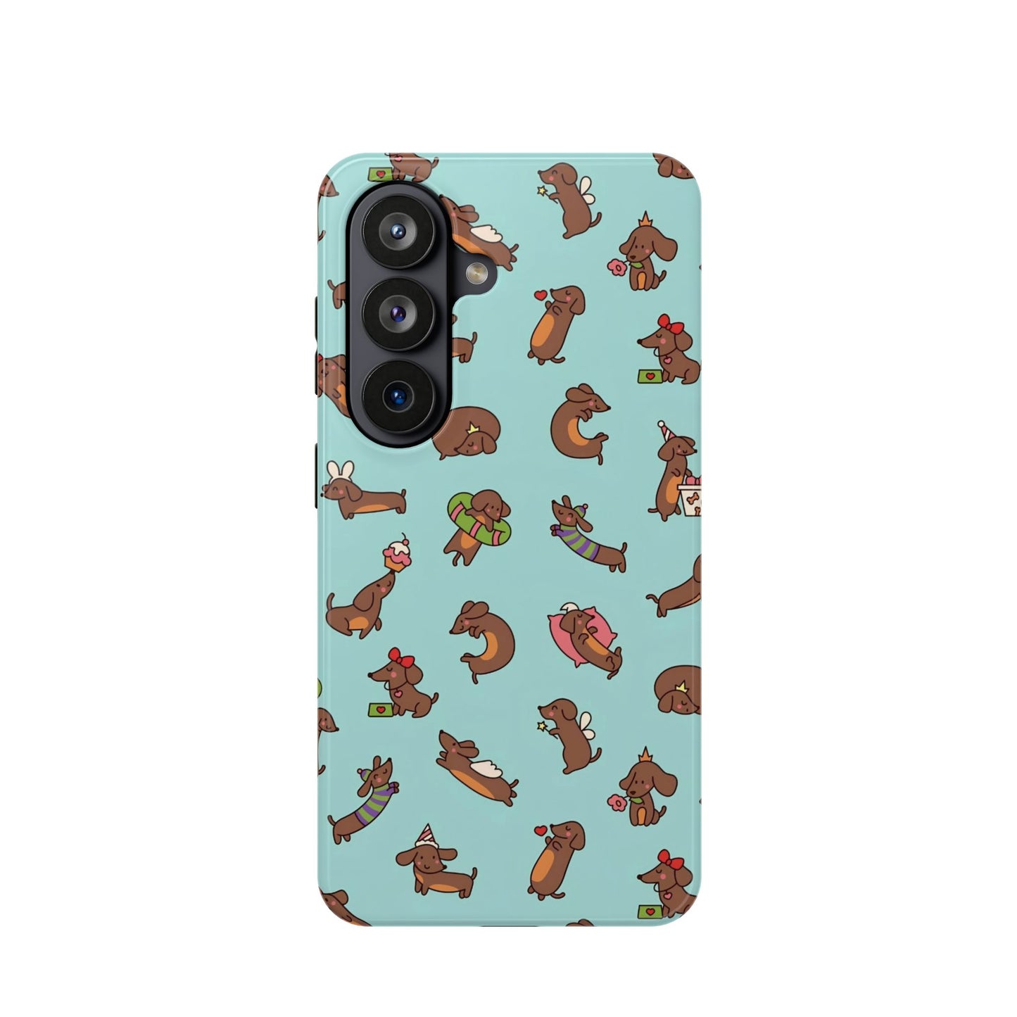 Dachshund Pattern Magnetic Impact Phone Case – Cute Wiener Dog Protective Cover